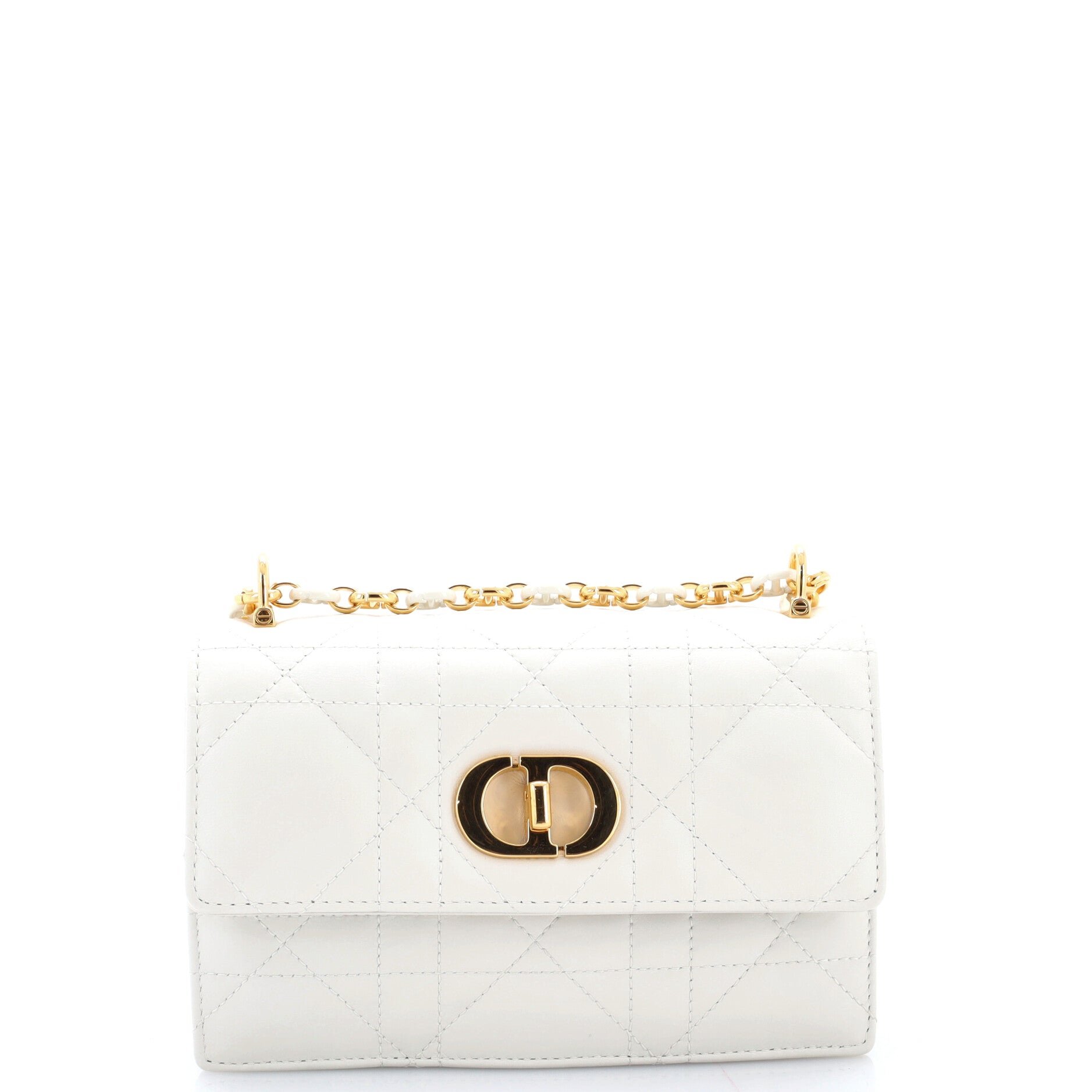 Miss Caro Flap Bag Cannage Quilt Calfskin Mini