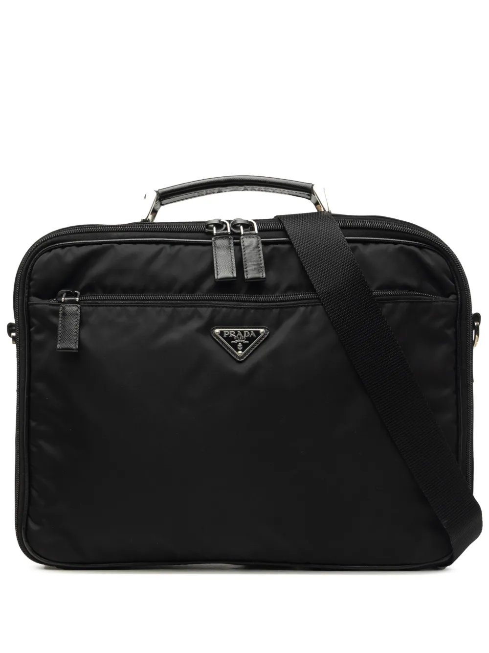 2013-2026 Saffiano Trimmed Tessuto business bag