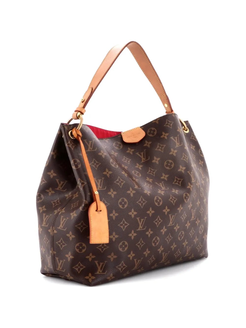 Louis Vuitton Graceful Handbag Monogram Canvas MM hobo bag