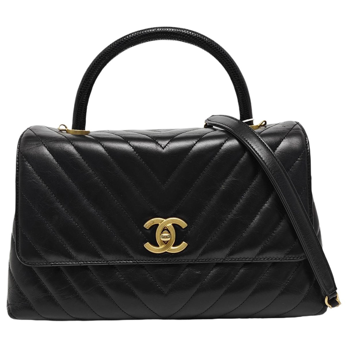 Coco Handle leather handbag
