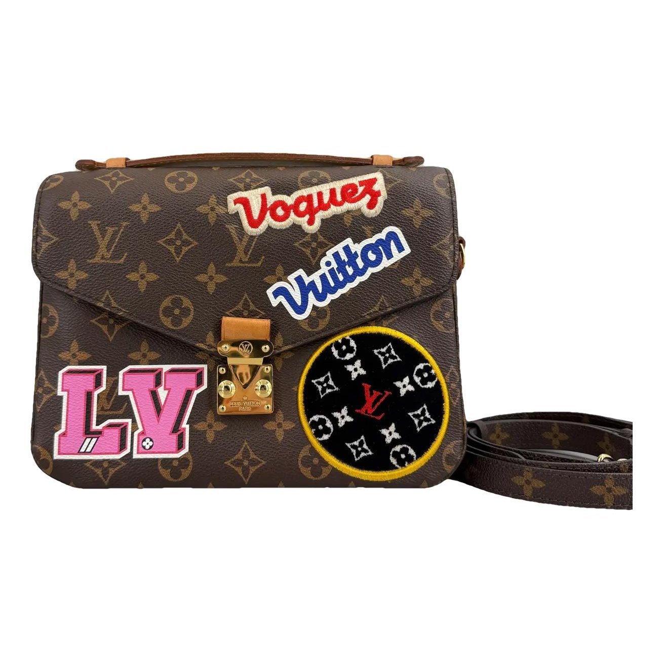 Metis vinyl crossbody bag