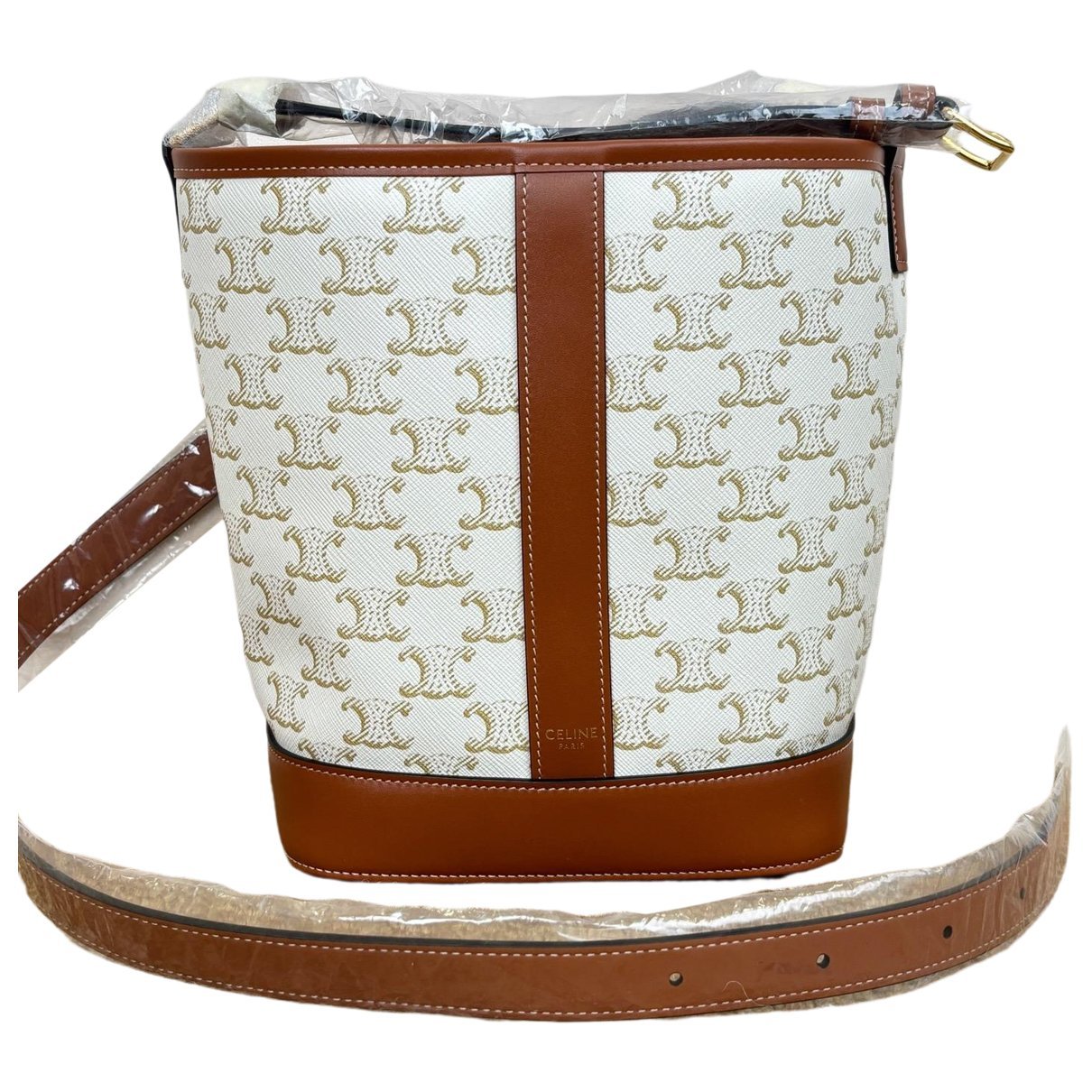 SAC SEAU leather handbag