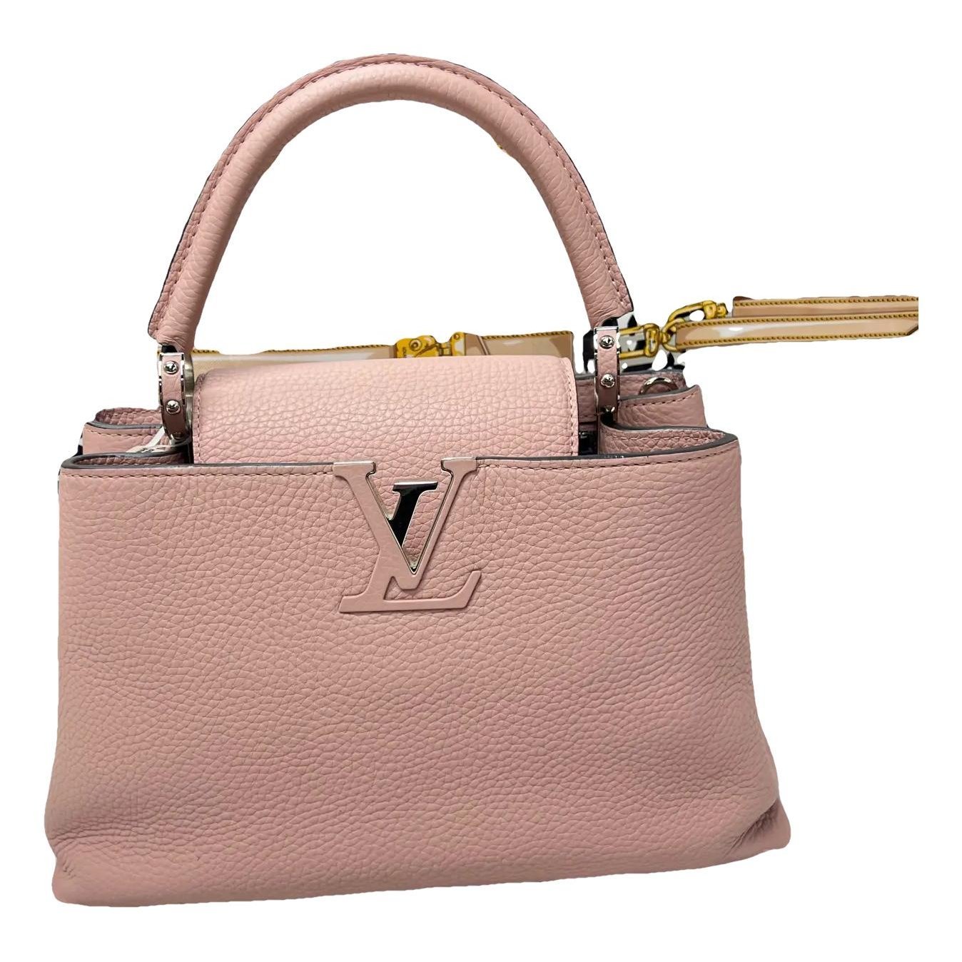 Capucines leather handbag