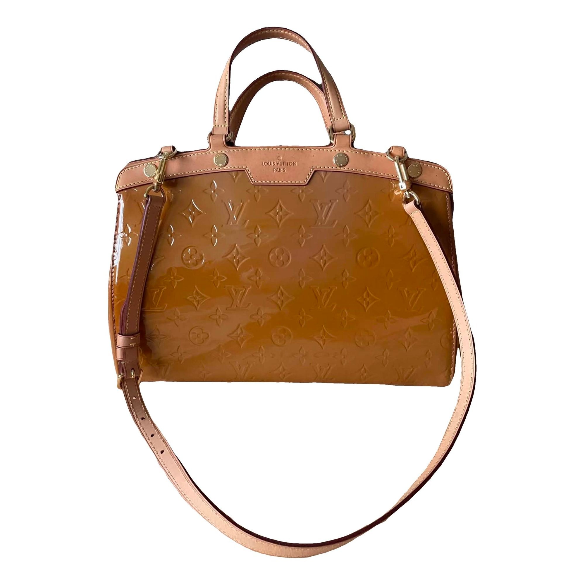 Bréa patent leather handbag