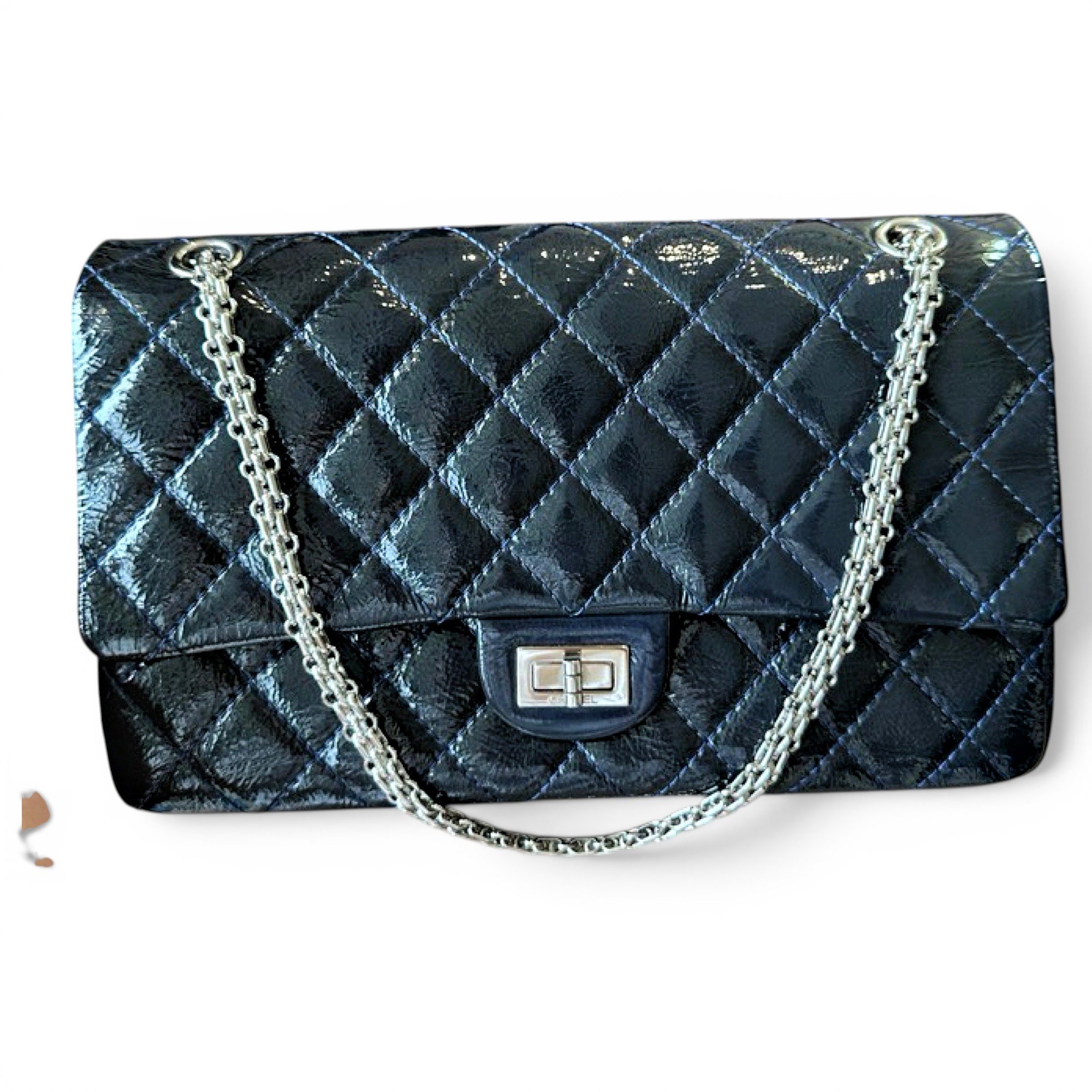 2.55 patent leather handbag