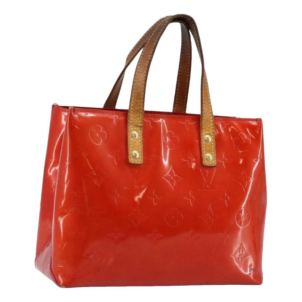 Patent leather handbag