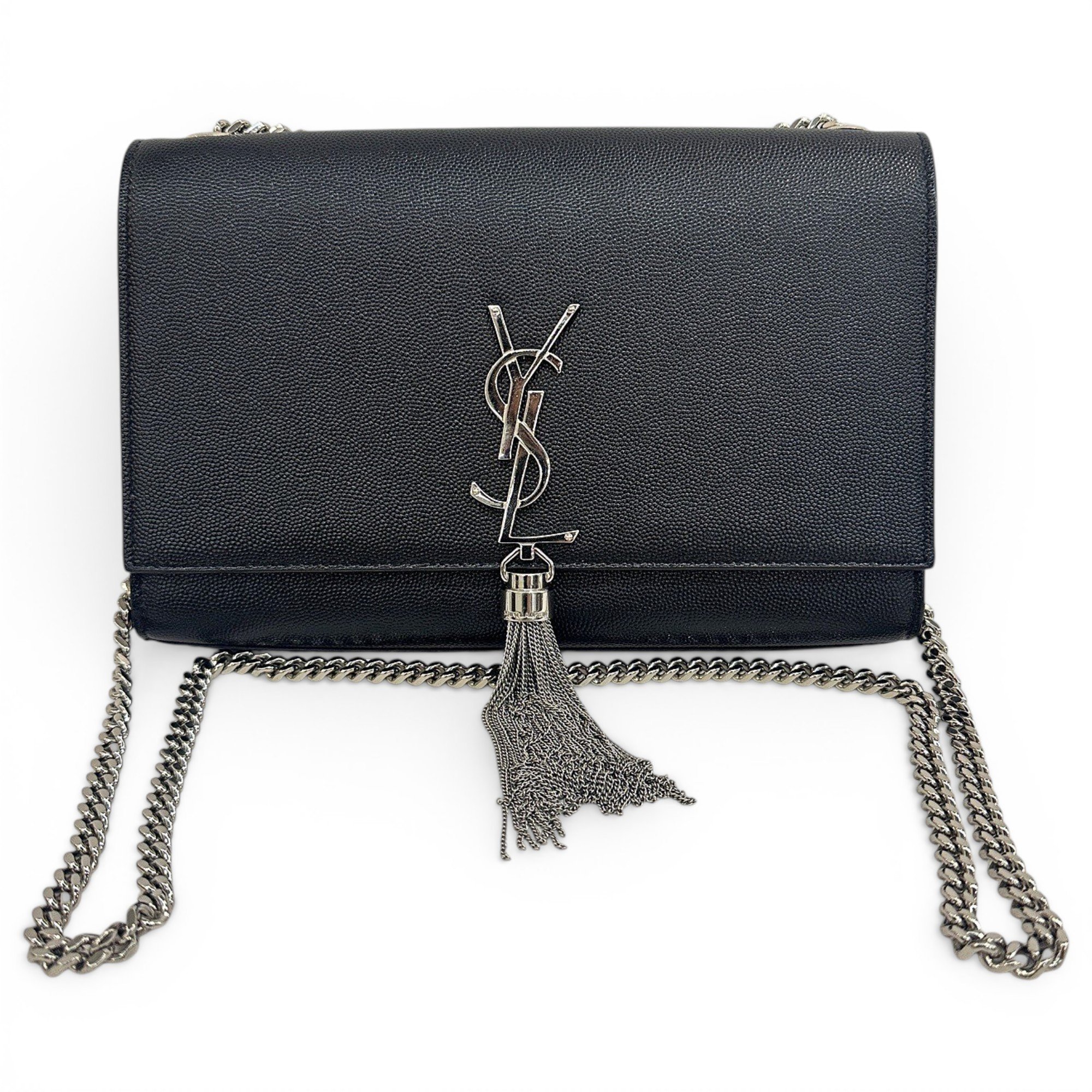 Pompom Kate leather crossbody bag