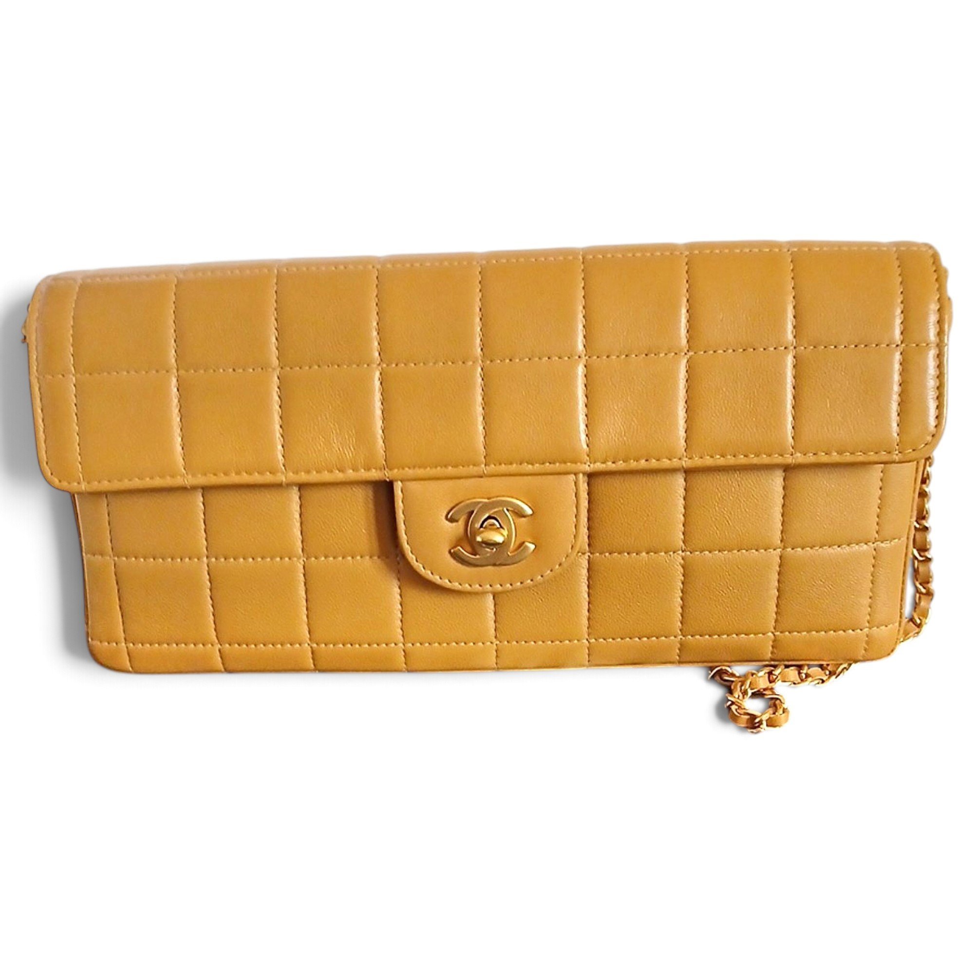 East West Chocolate Bar leather handbag