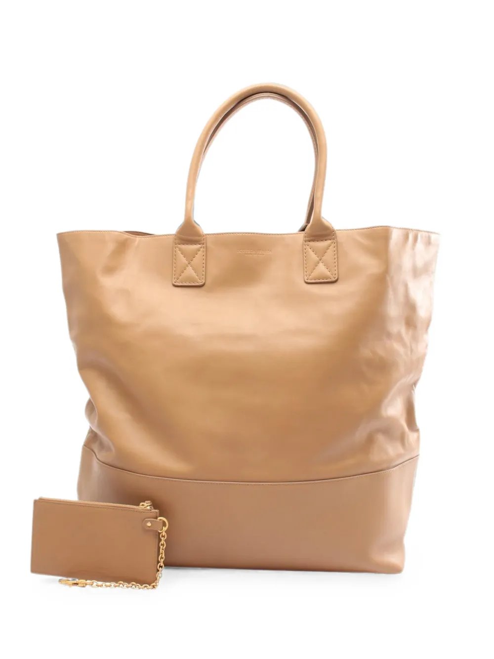 2000s leather tote bag