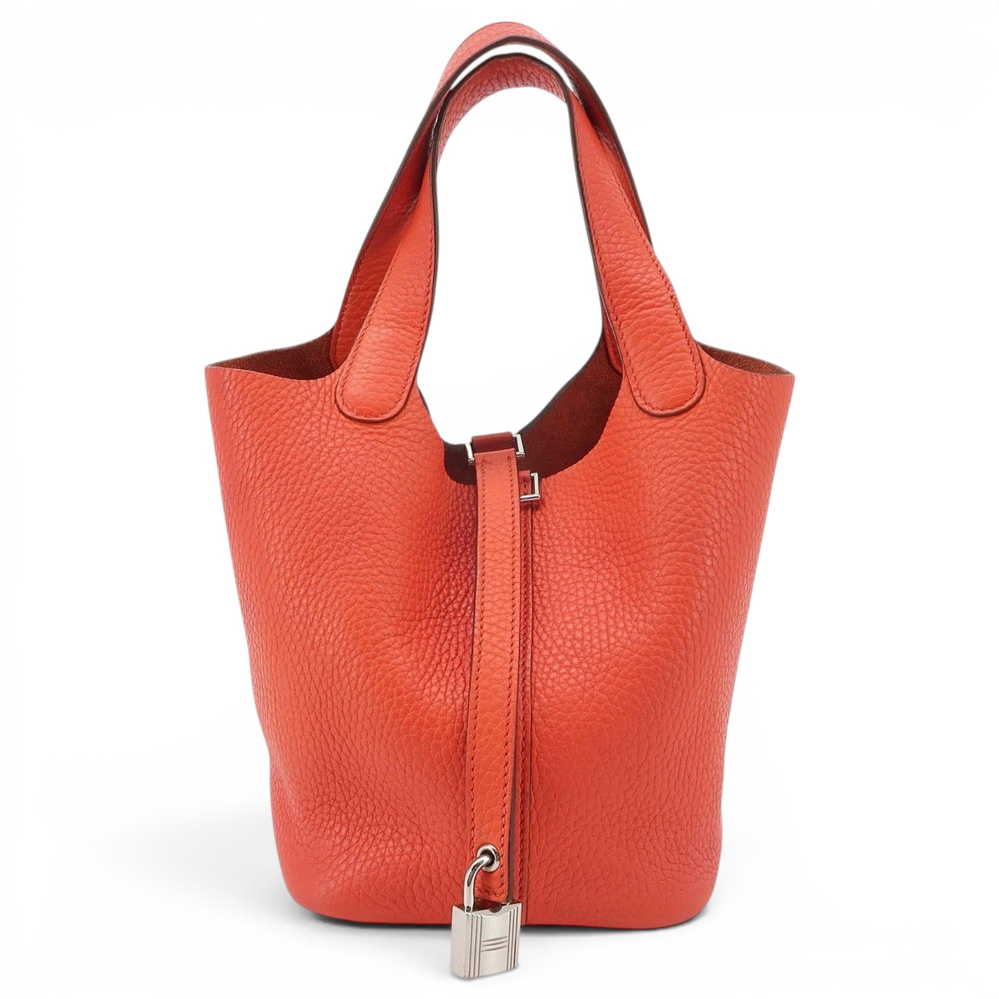 Picotin leather handbag