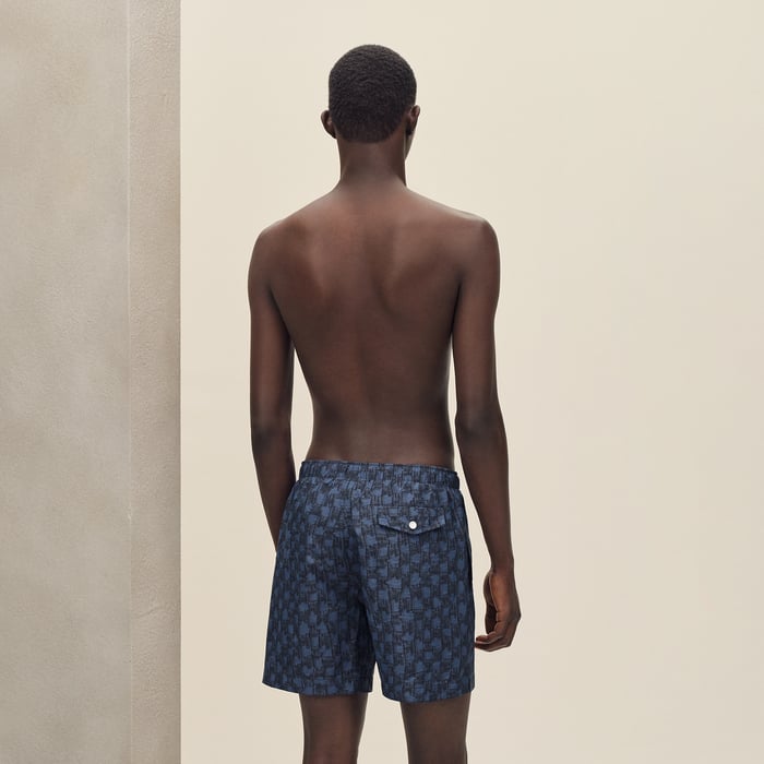 Marine "H Cut Remix" Swim Trunks