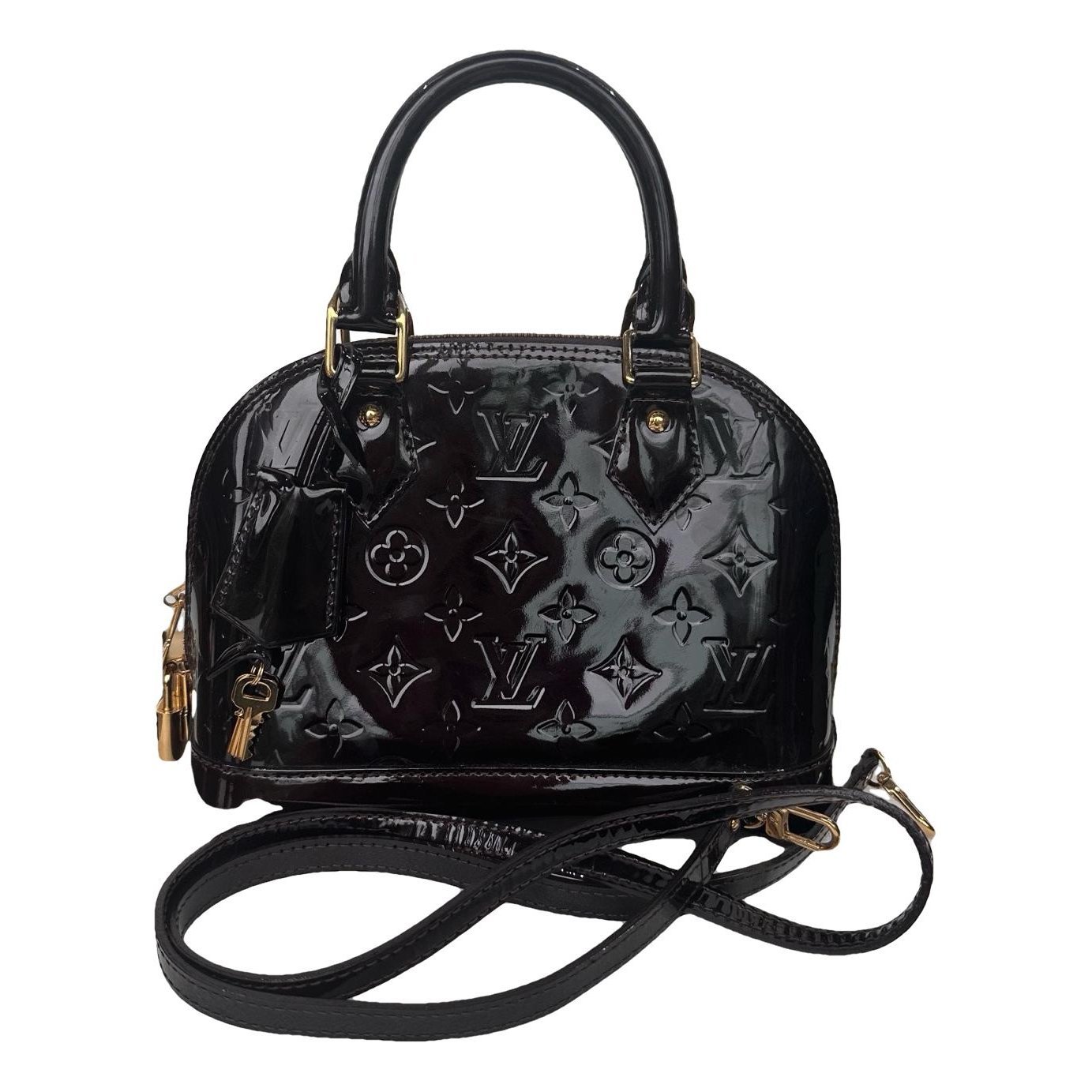 Alma BB patent leather handbag