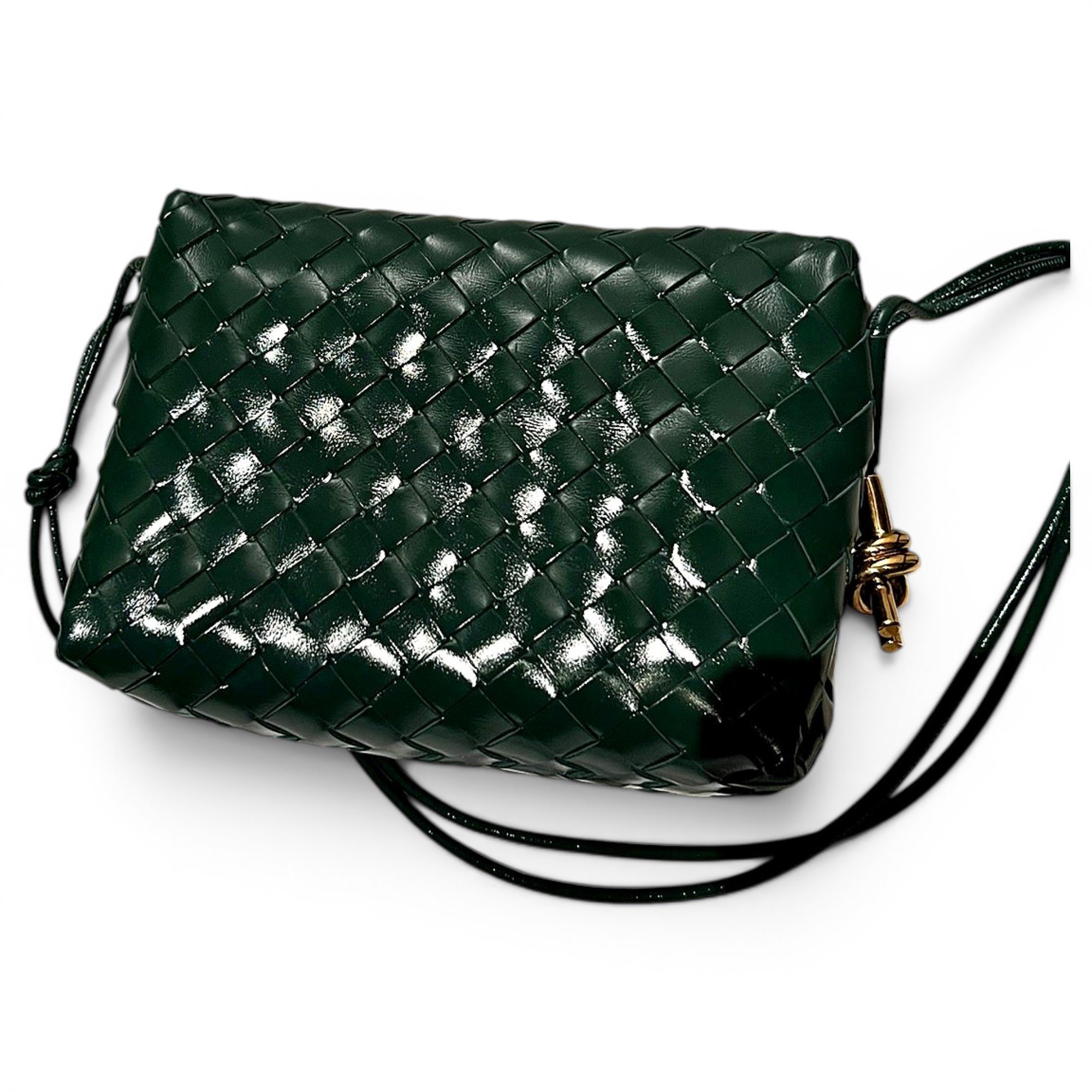 Loop leather crossbody bag