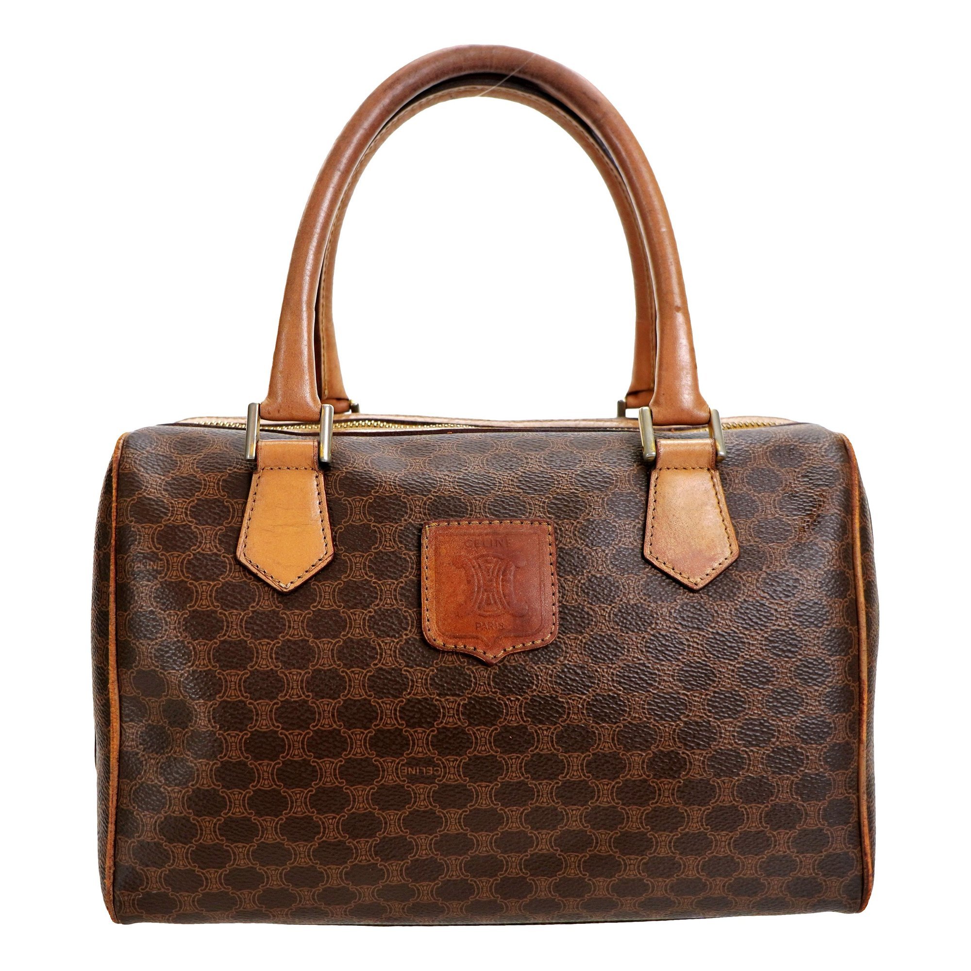Triomphe leather tote
