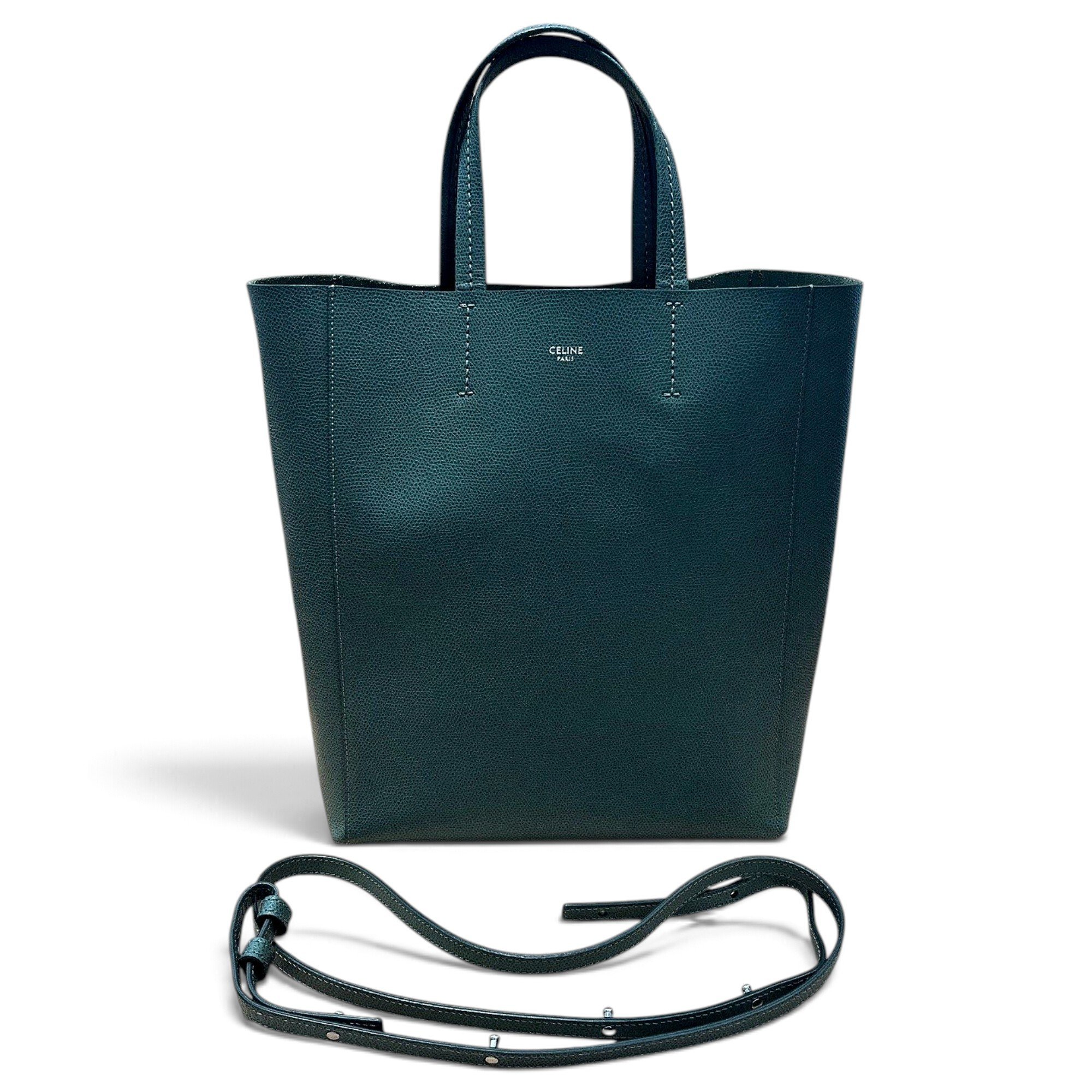 Cabas leather handbag