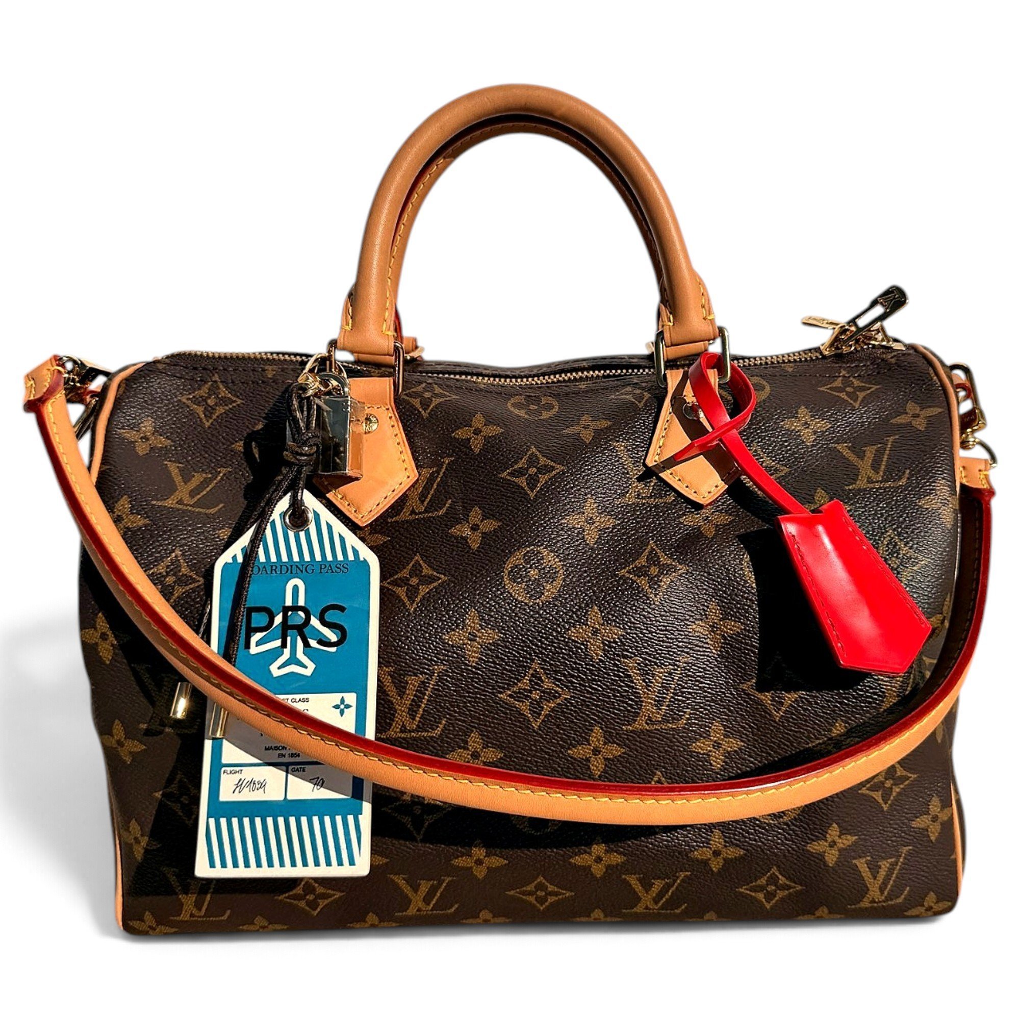 Speedy Bandoulière leather crossbody bag