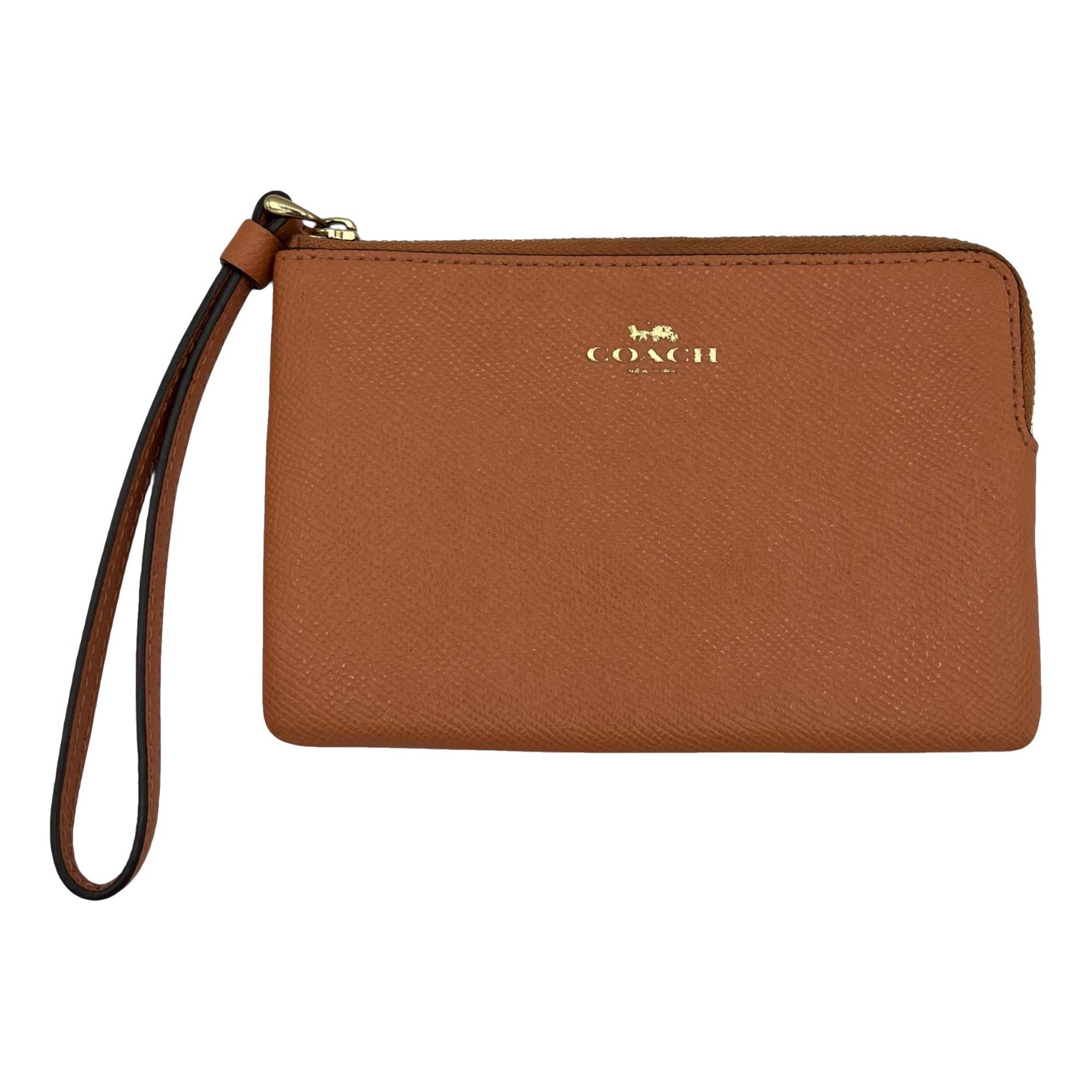 Leather clutch bag