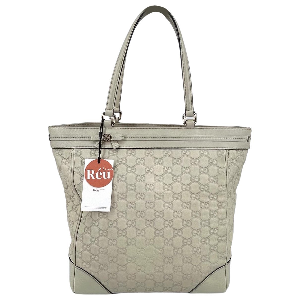 Leather tote