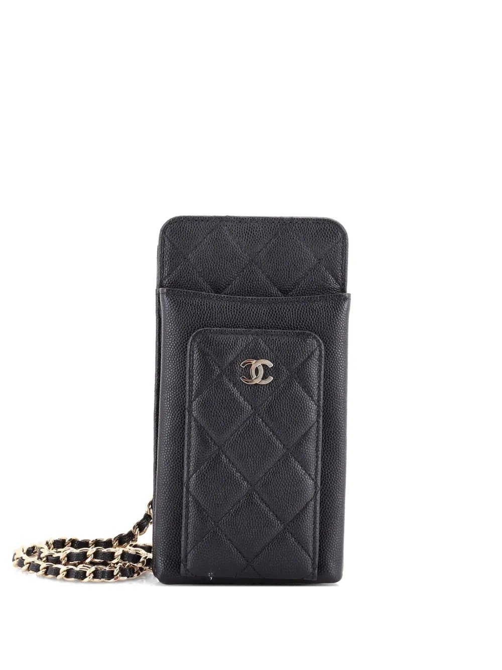 O Phone Holder Quilted Caviar crossbody bag