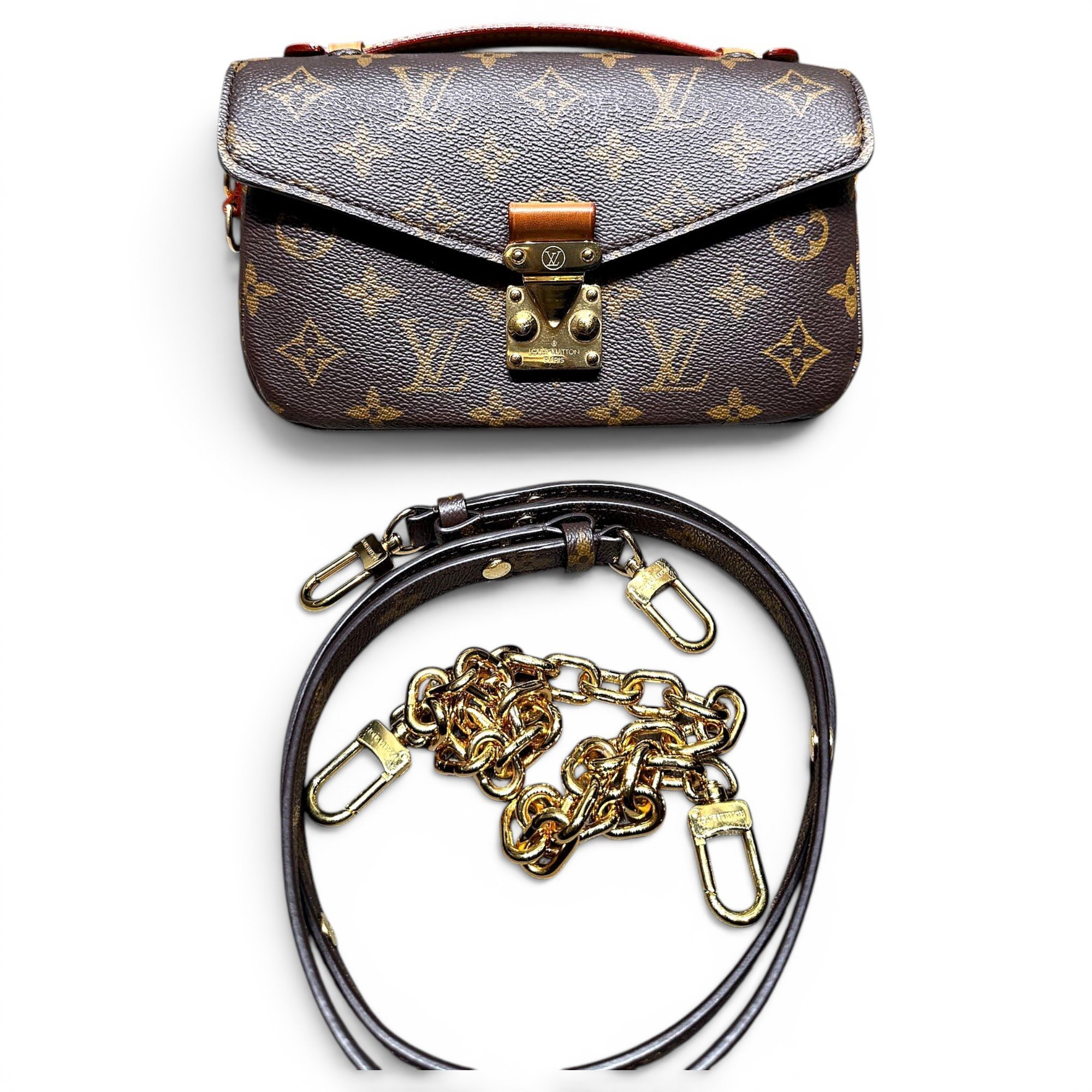 Croisette leather handbag