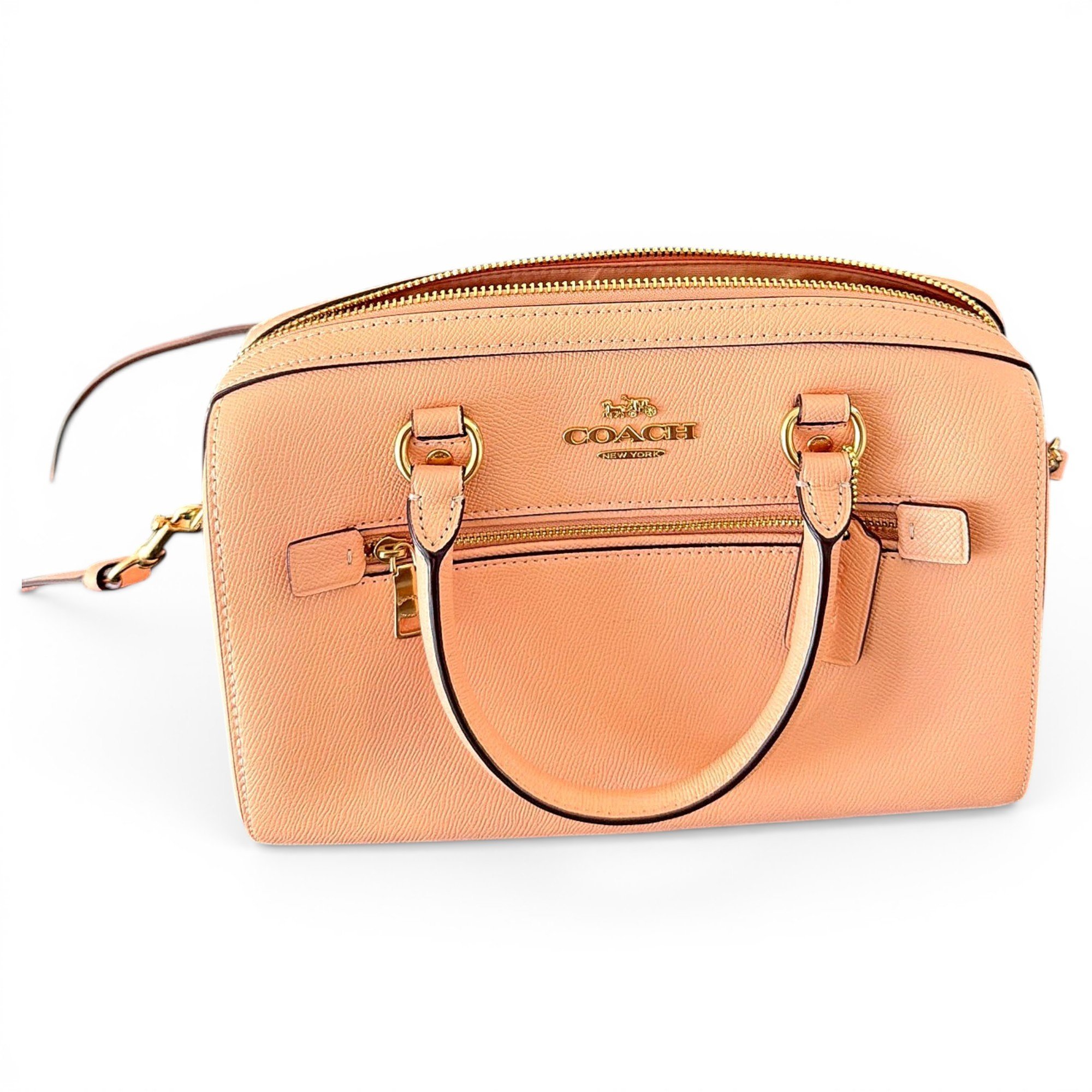 Cartable mini sierra leather handbag