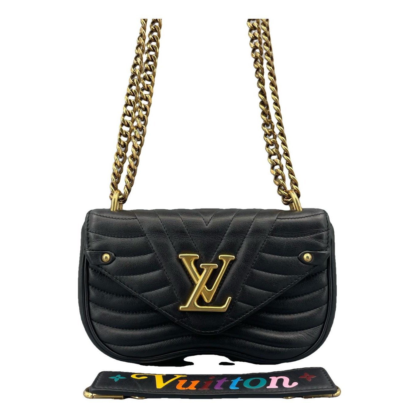 New Wave leather handbag