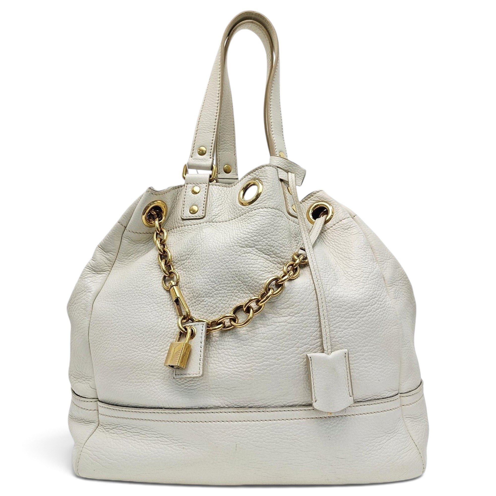 Cabas Rive Gauche leather handbag