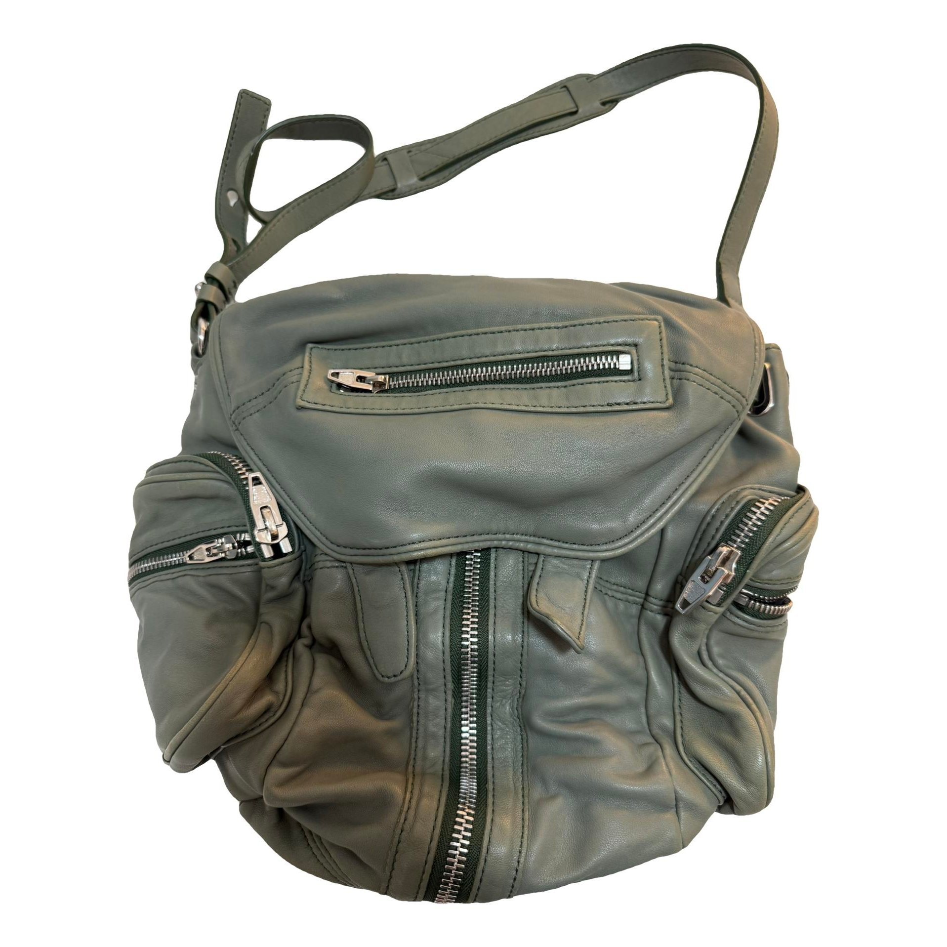 Donna leather crossbody bag