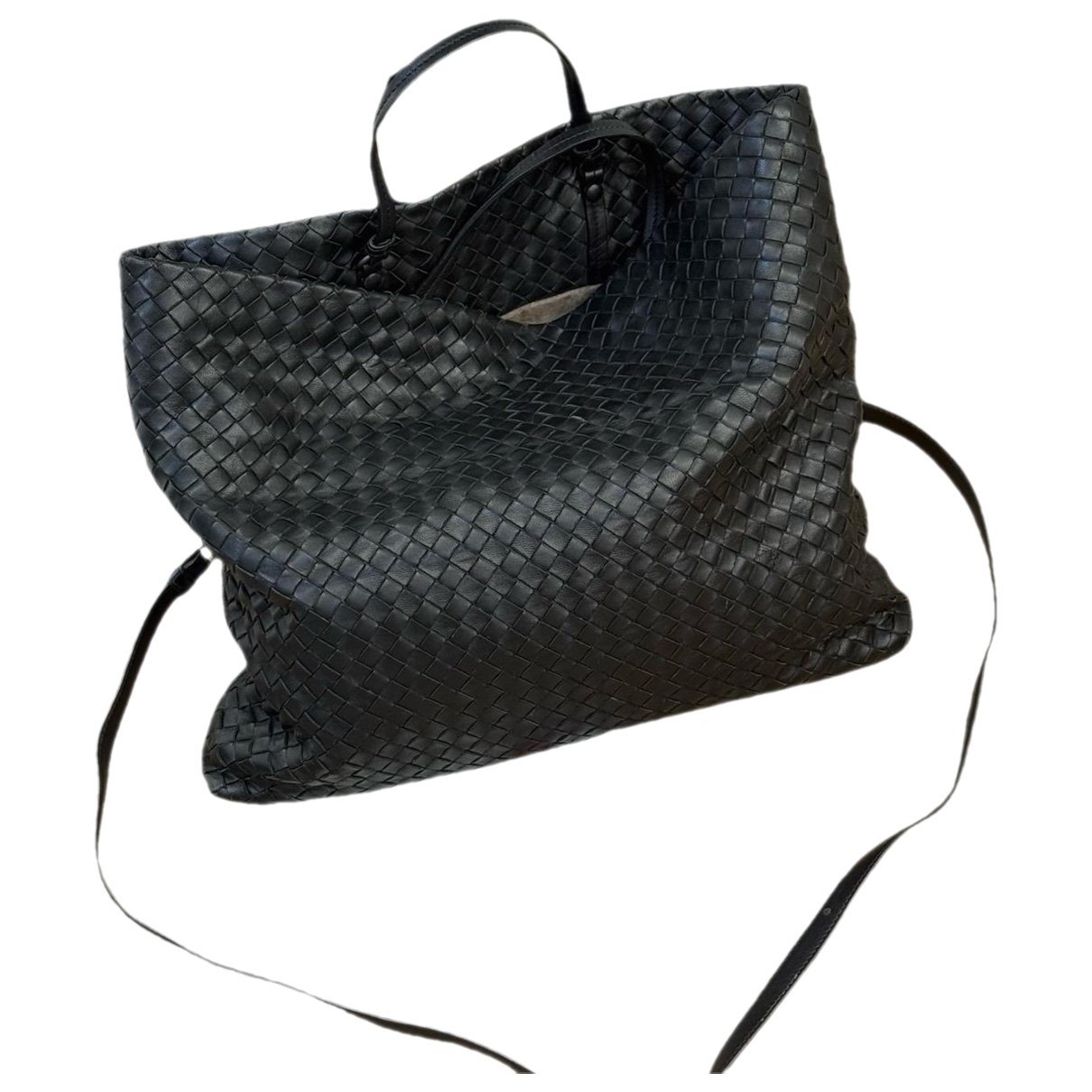 Leather tote