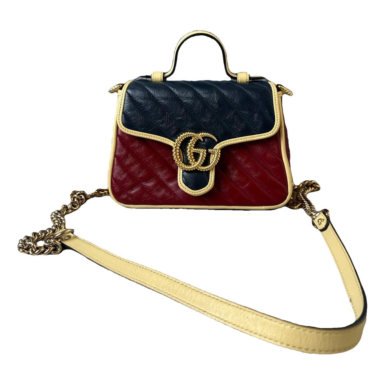 GG Marmont Flap leather handbag