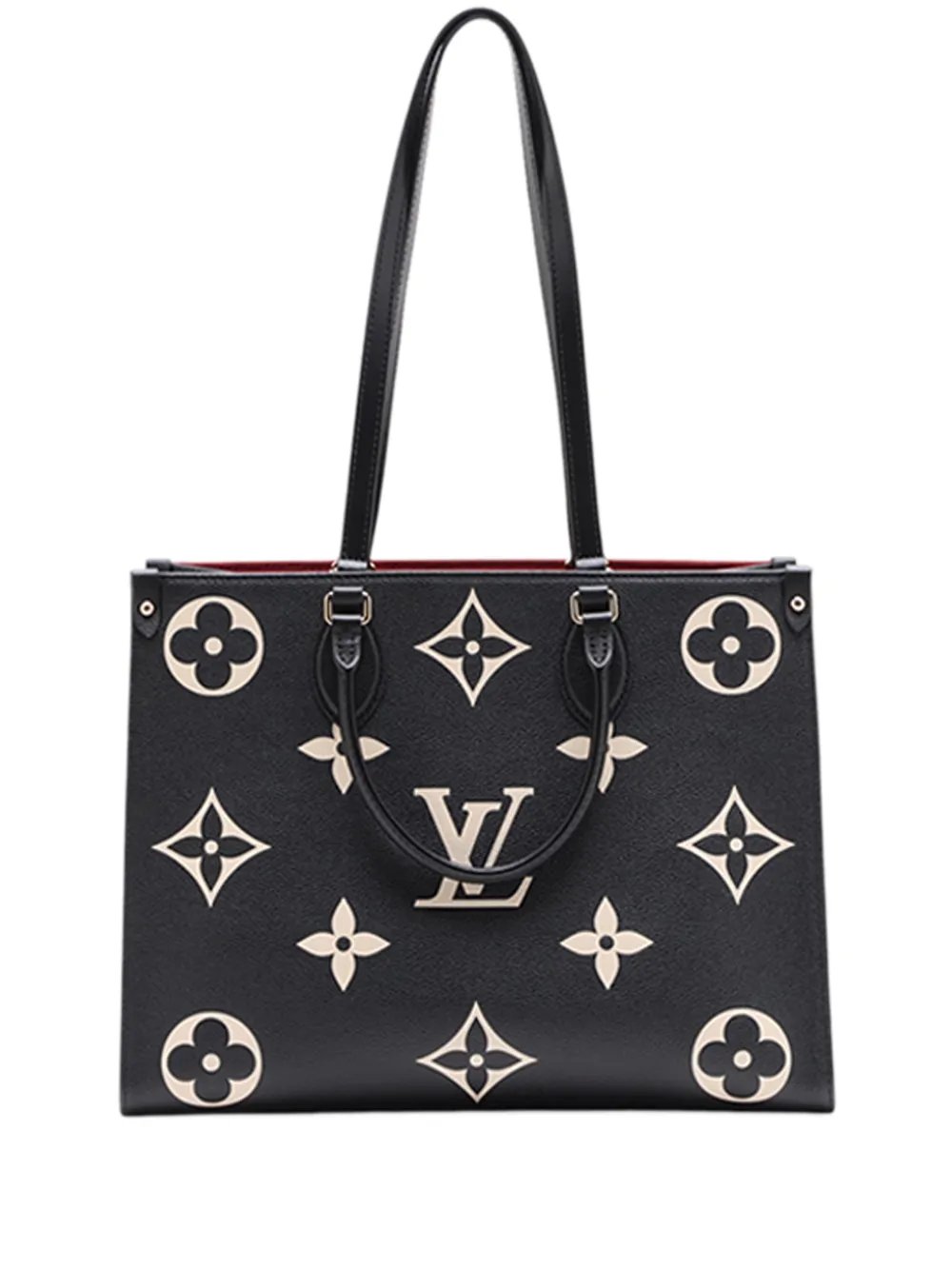 2021-2026 Bicolor Monogram Empreinte Giant Onthego MM satchel