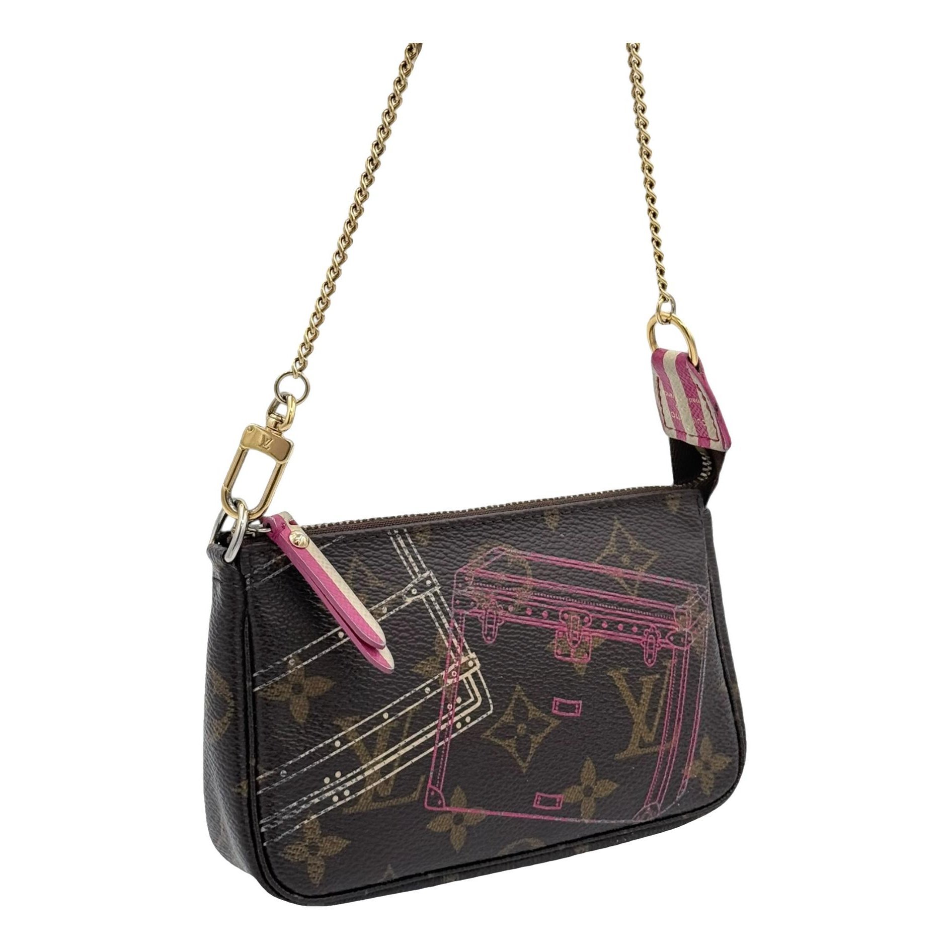 Pochette Accessoire leather handbag