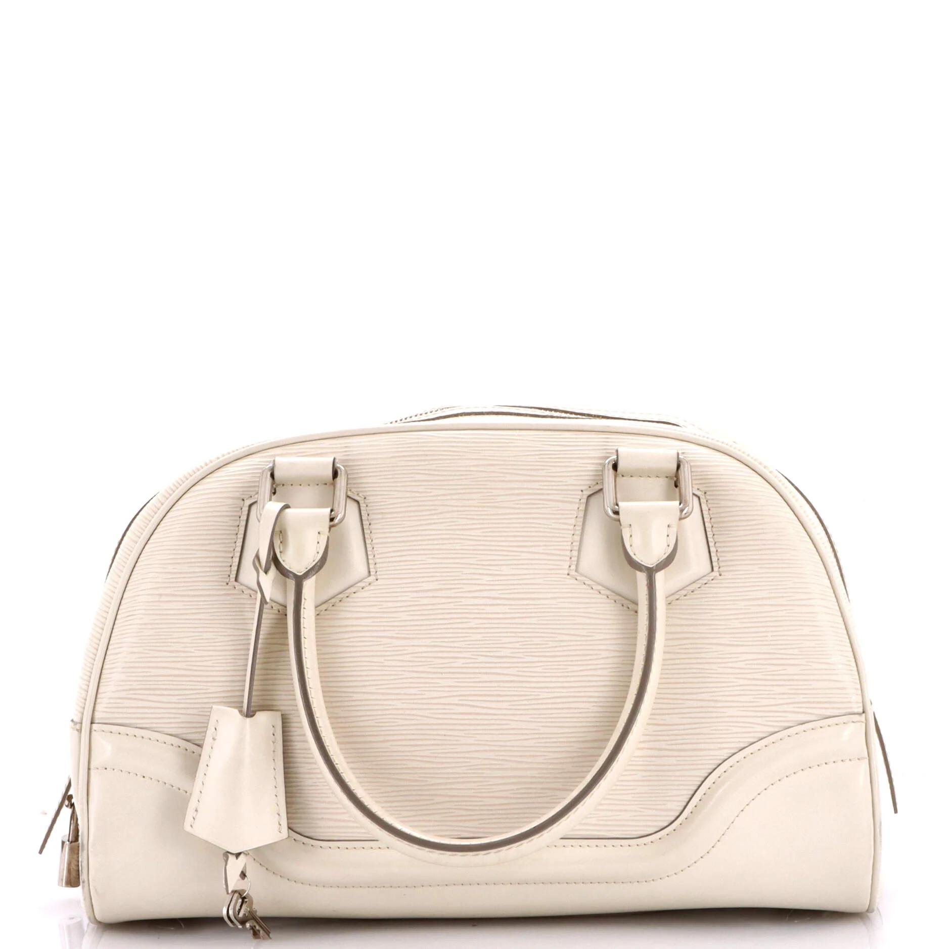 Leather bowling bag