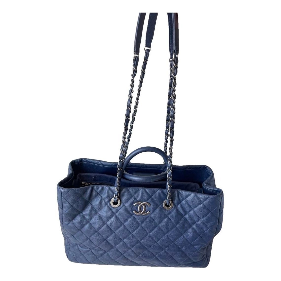Leather tote
