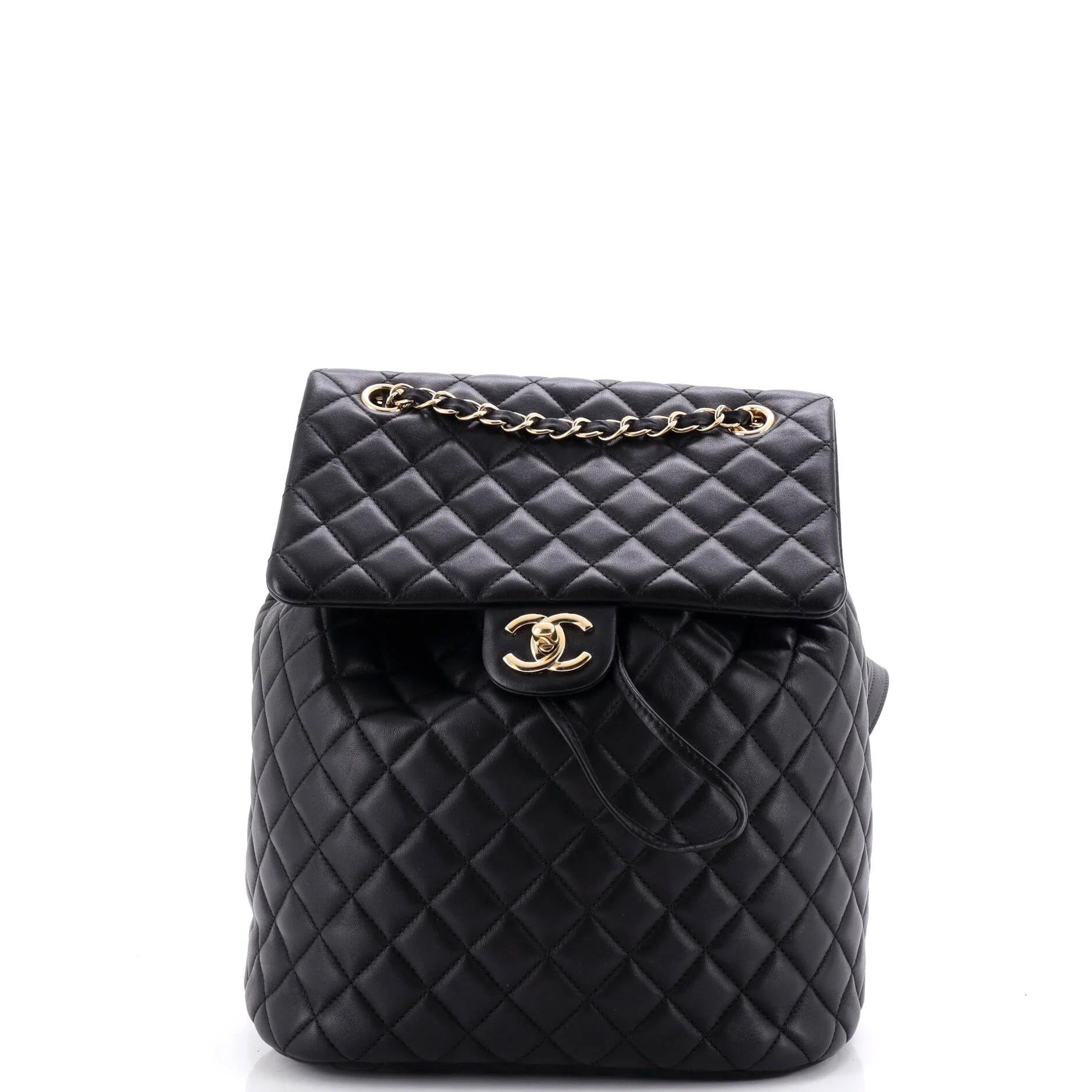 Leather backpack