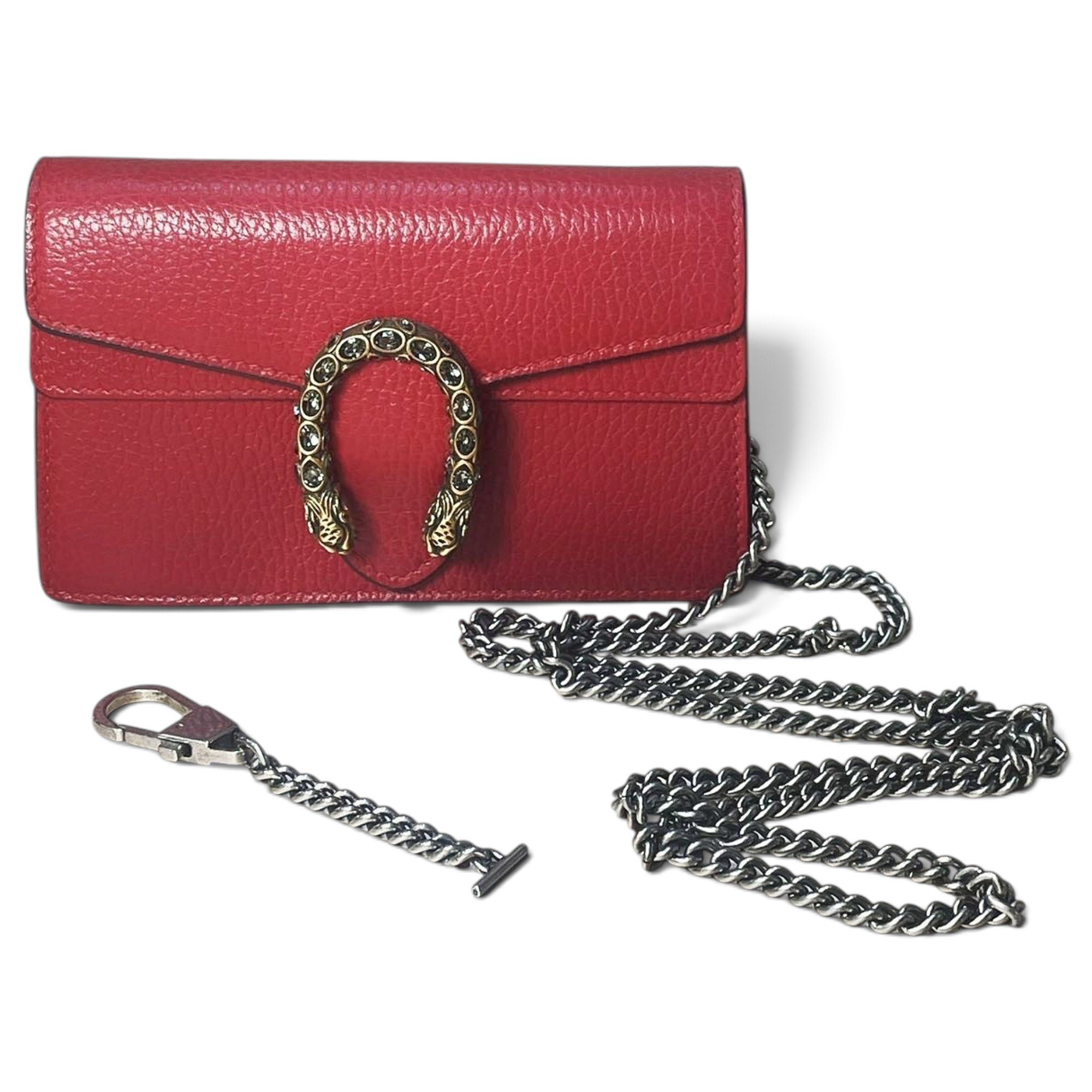 Dionysus Chain Wallet leather crossbody bag