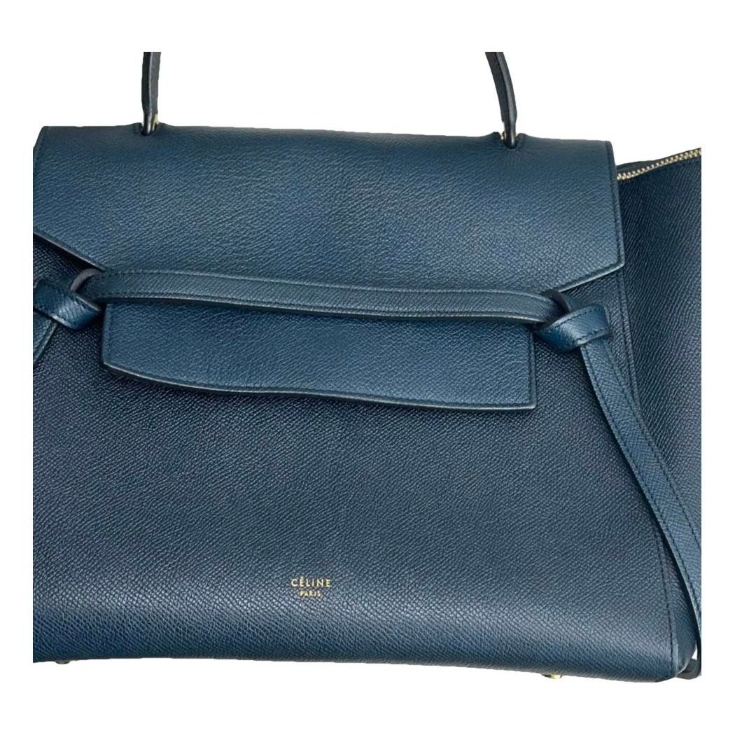 Belt leather handbag