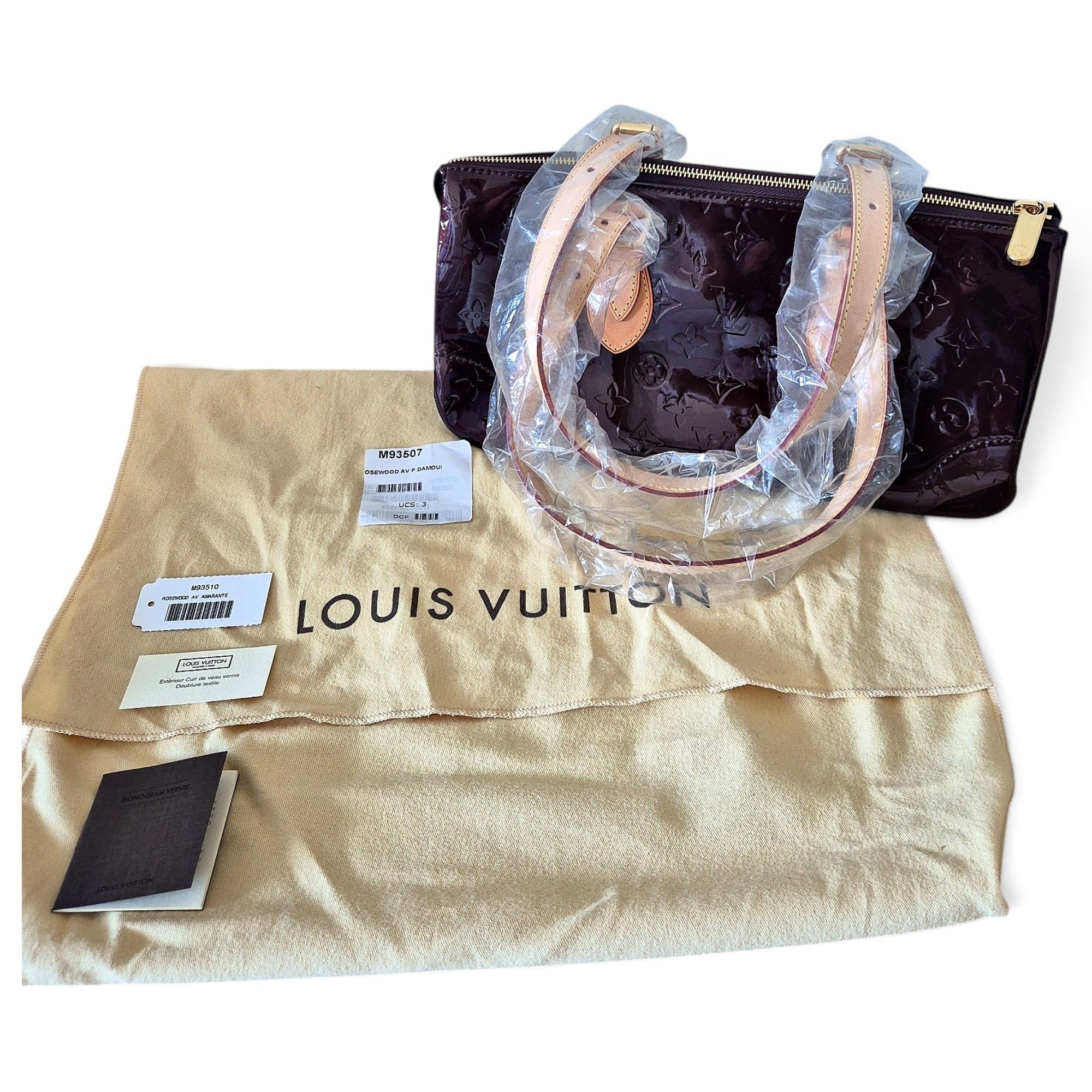 Rosewood leather handbag