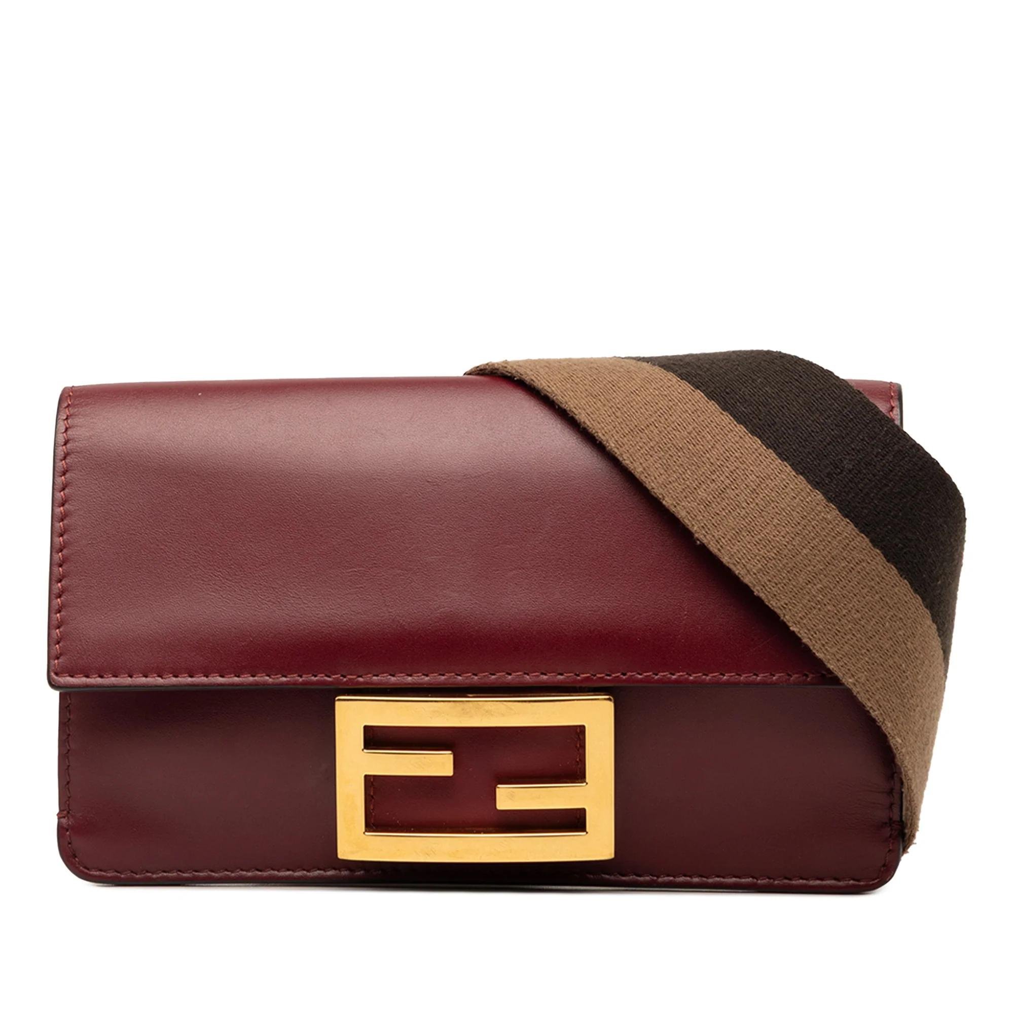 Flat Baguette pony-style calfskin handbag
