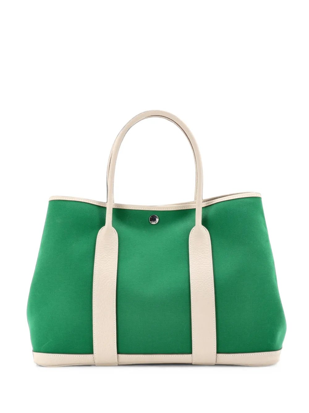 Garden Party Toile and Leather 36 tote bag