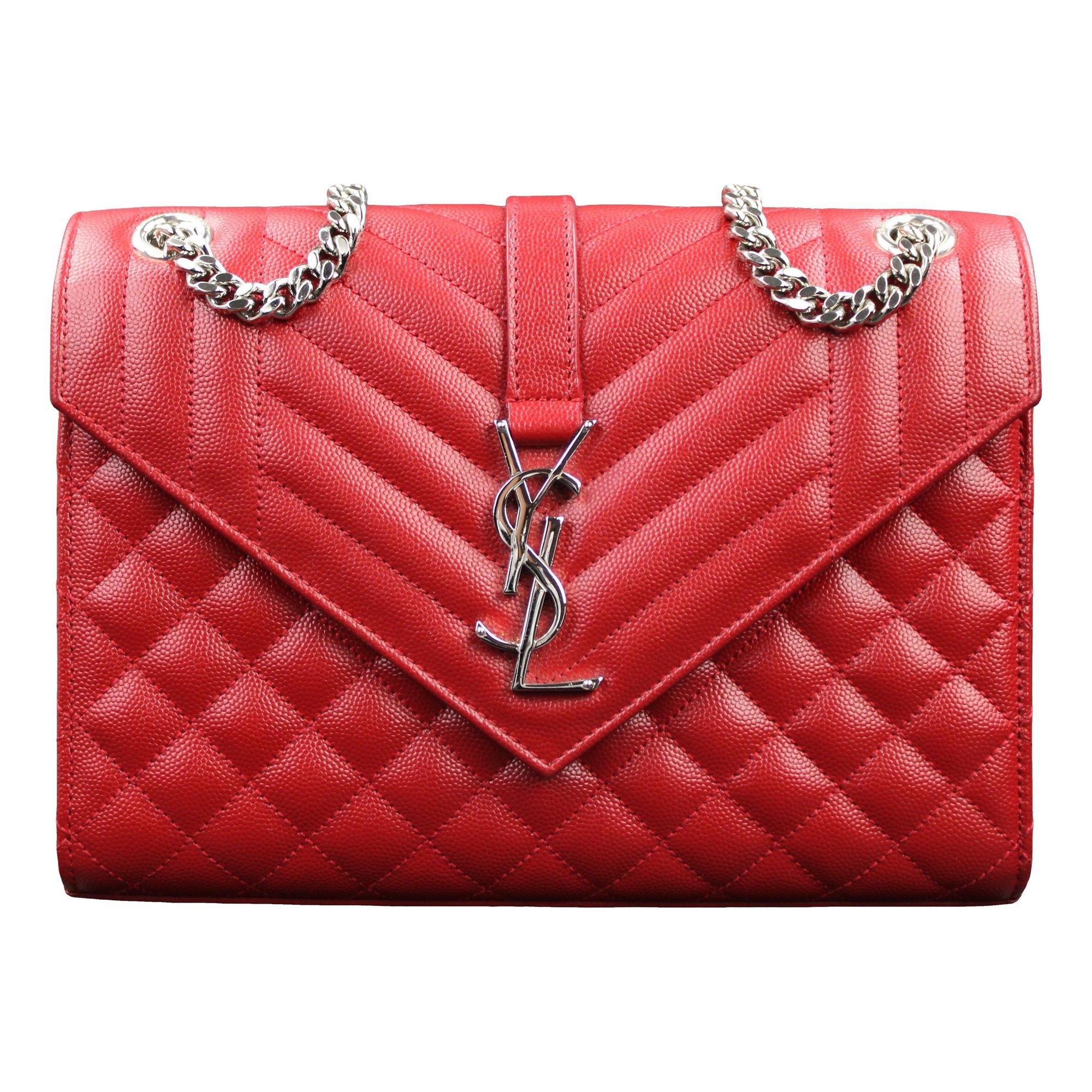 Envelope leather crossbody bag