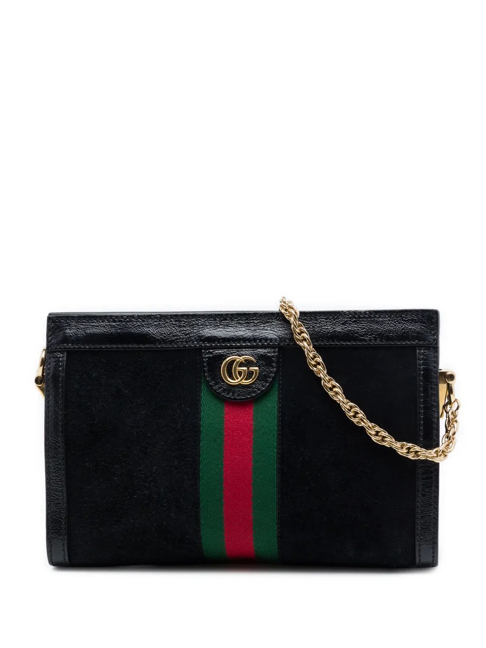 2016-2026 Small Suede Web Ophidia Chain crossbody bag