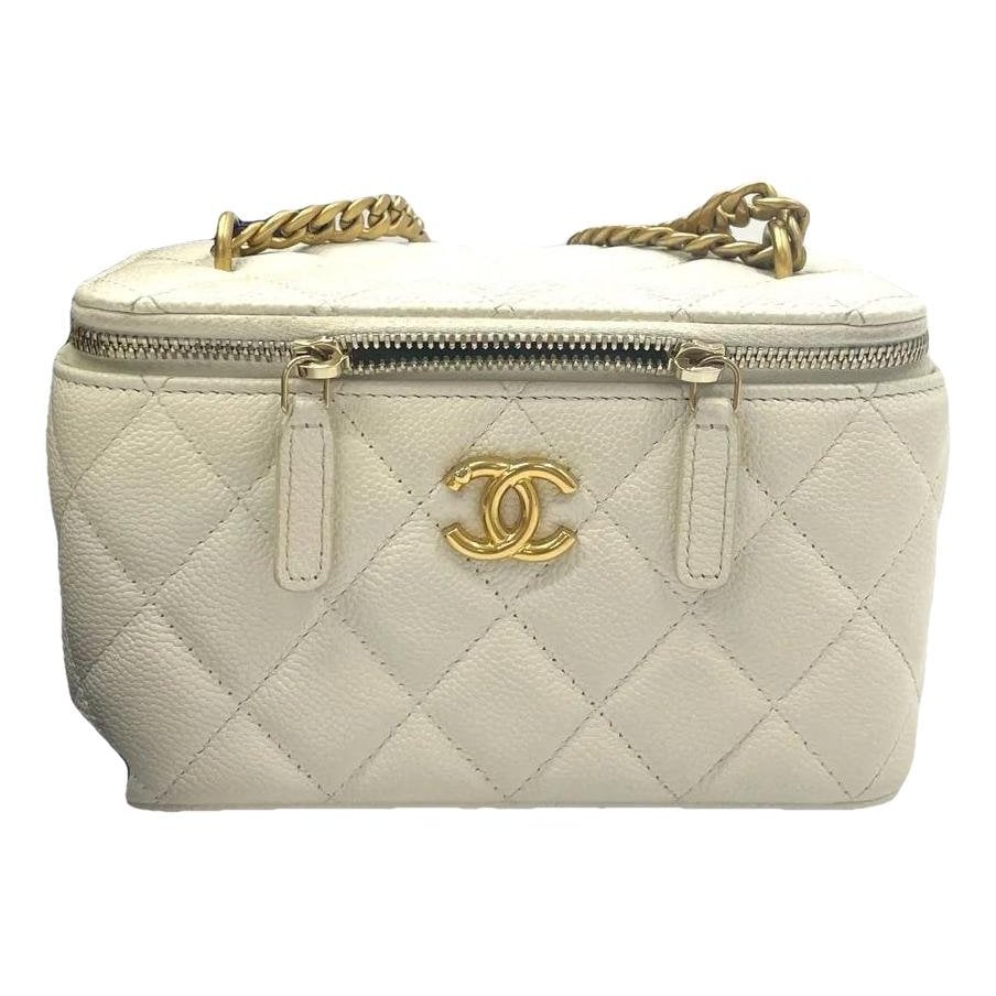 Vanity leather crossbody bag