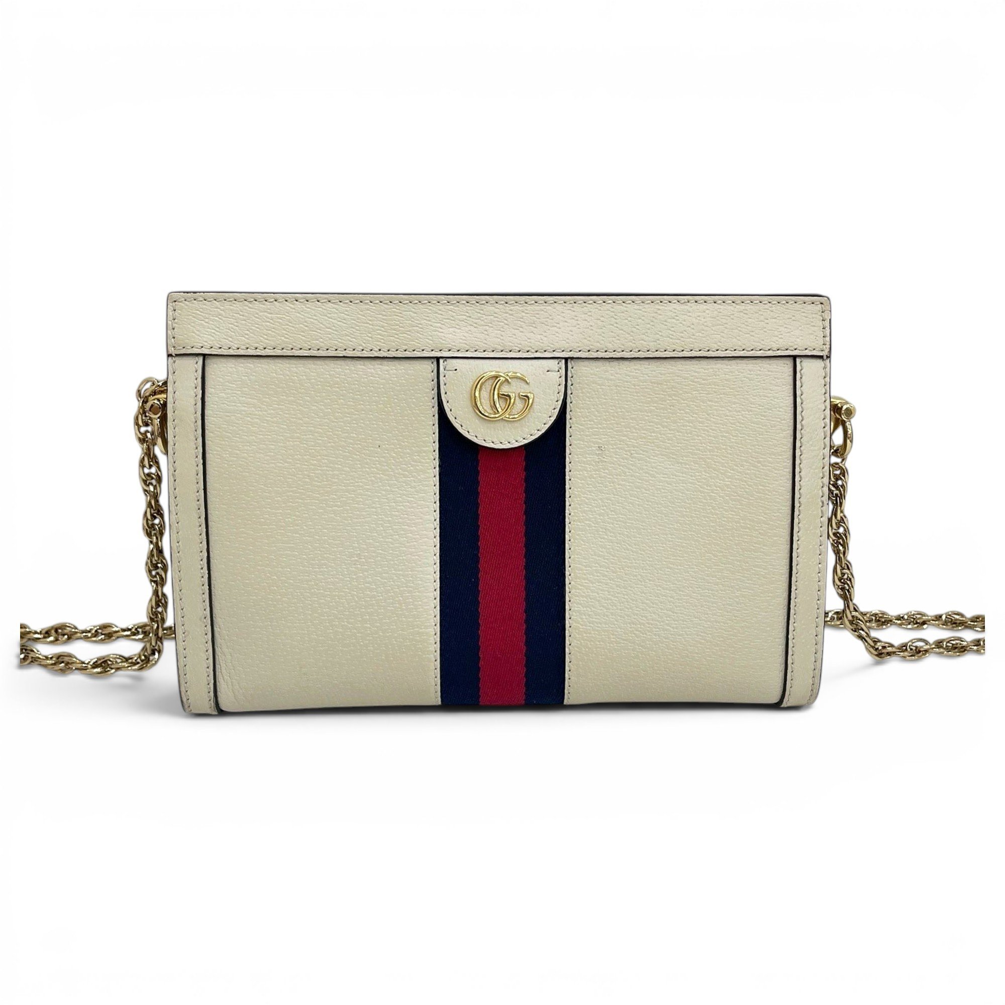 Ophidia Chain leather handbag