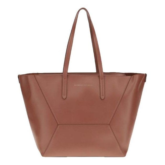 Leather tote