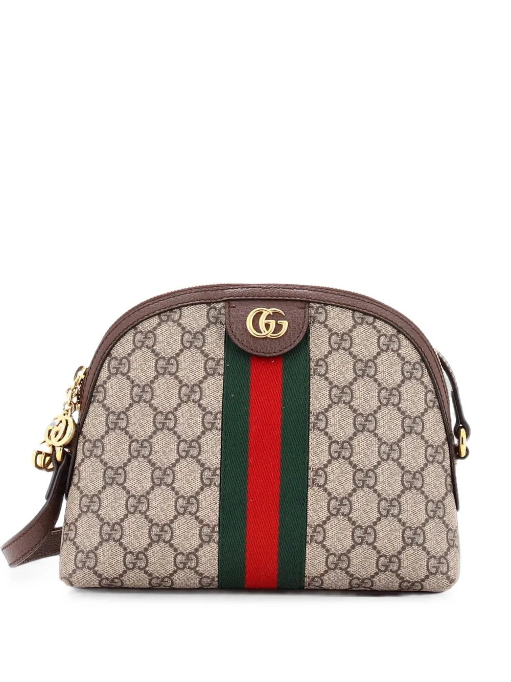 Ophidia Dome GG Coated Canvas Small shoulder bag