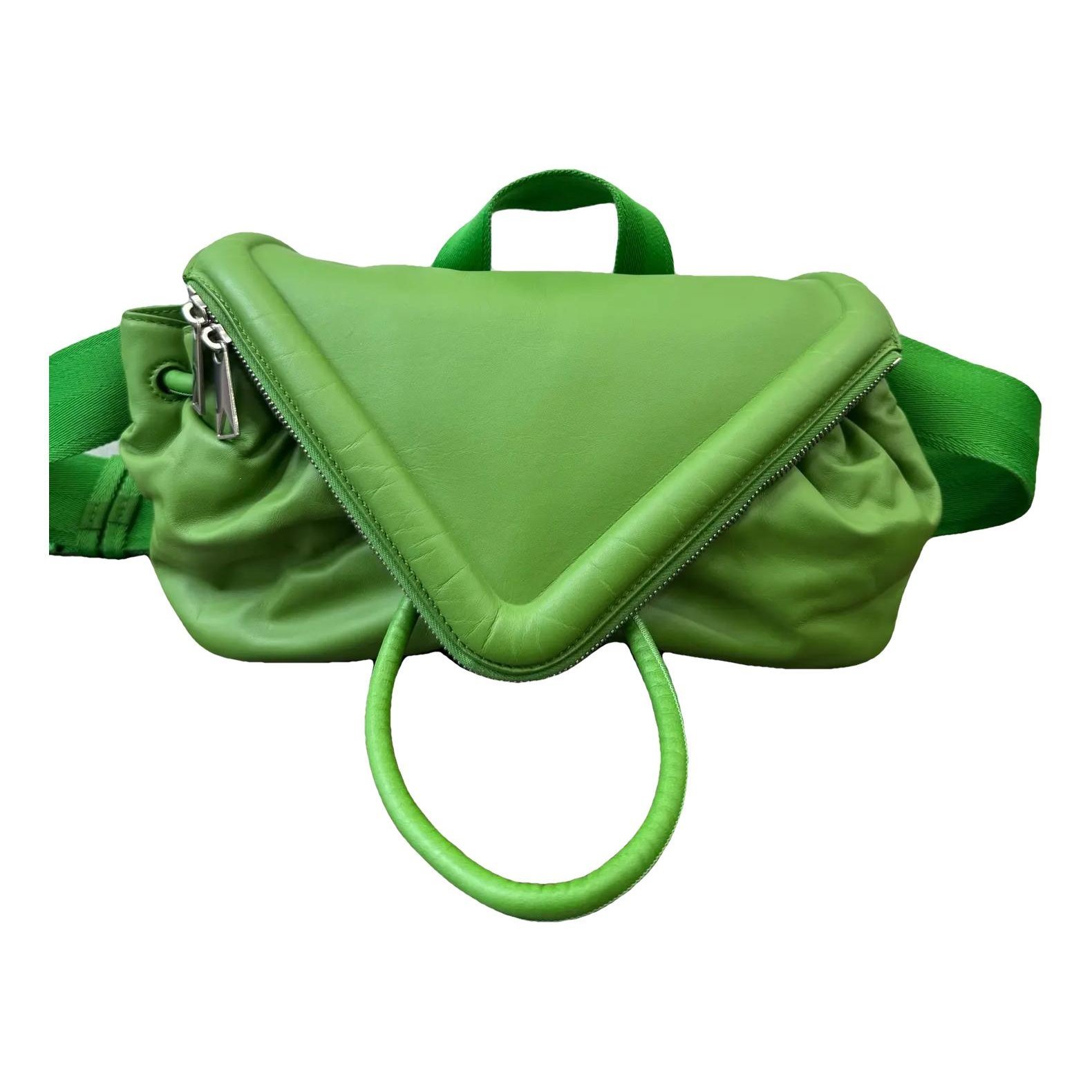 Beak leather crossbody bag