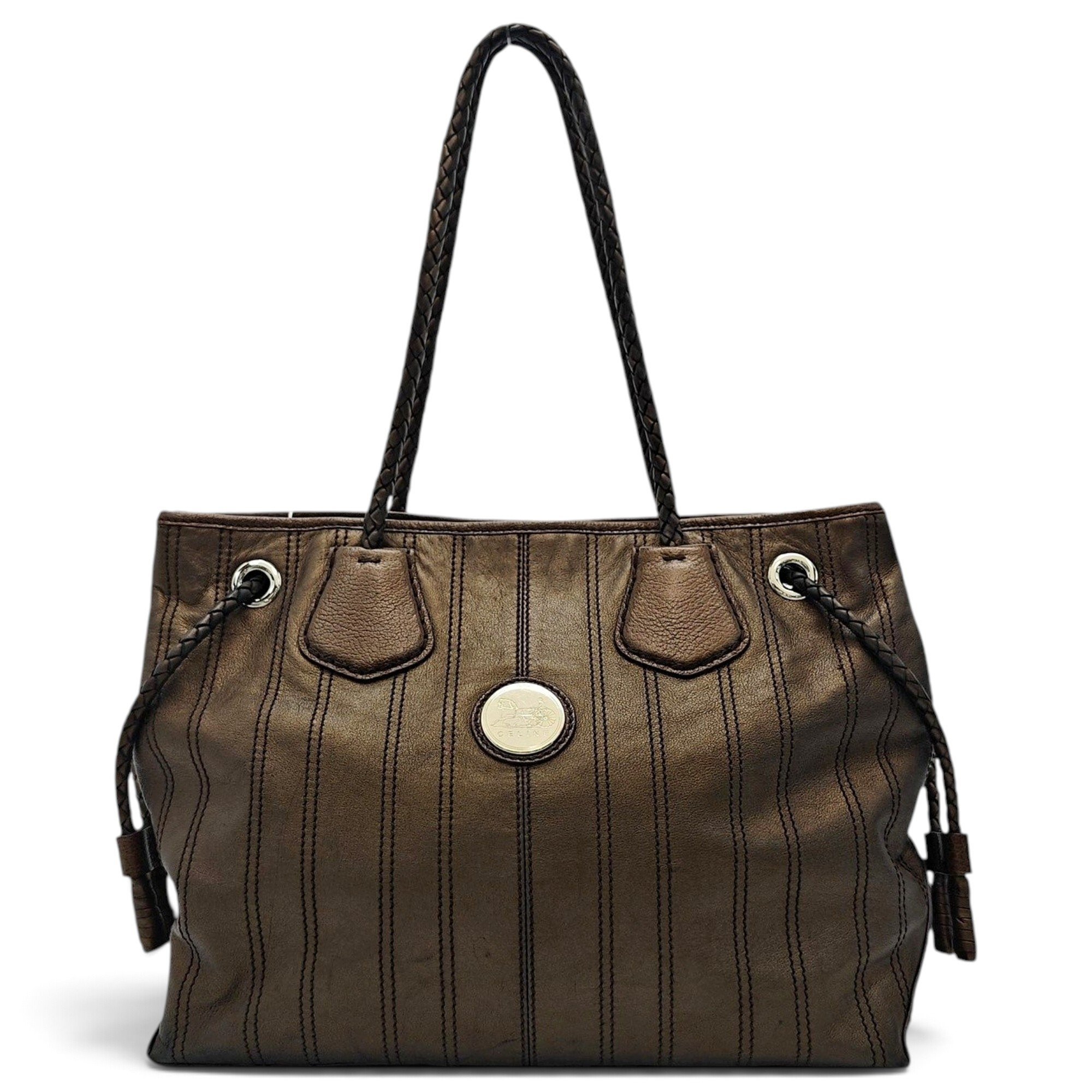 Leather handbag
