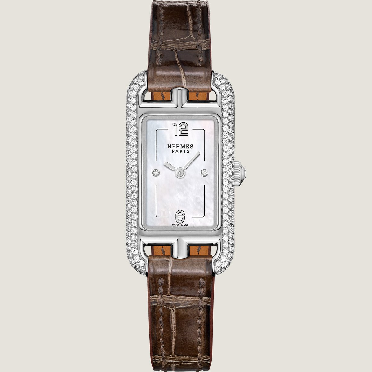 エルメス 腕時計 ナンタケット29 ミニサイズ Hermès 腕時計 《ナンタケット》 PM 29 mm ノーカラー | BagUSeek