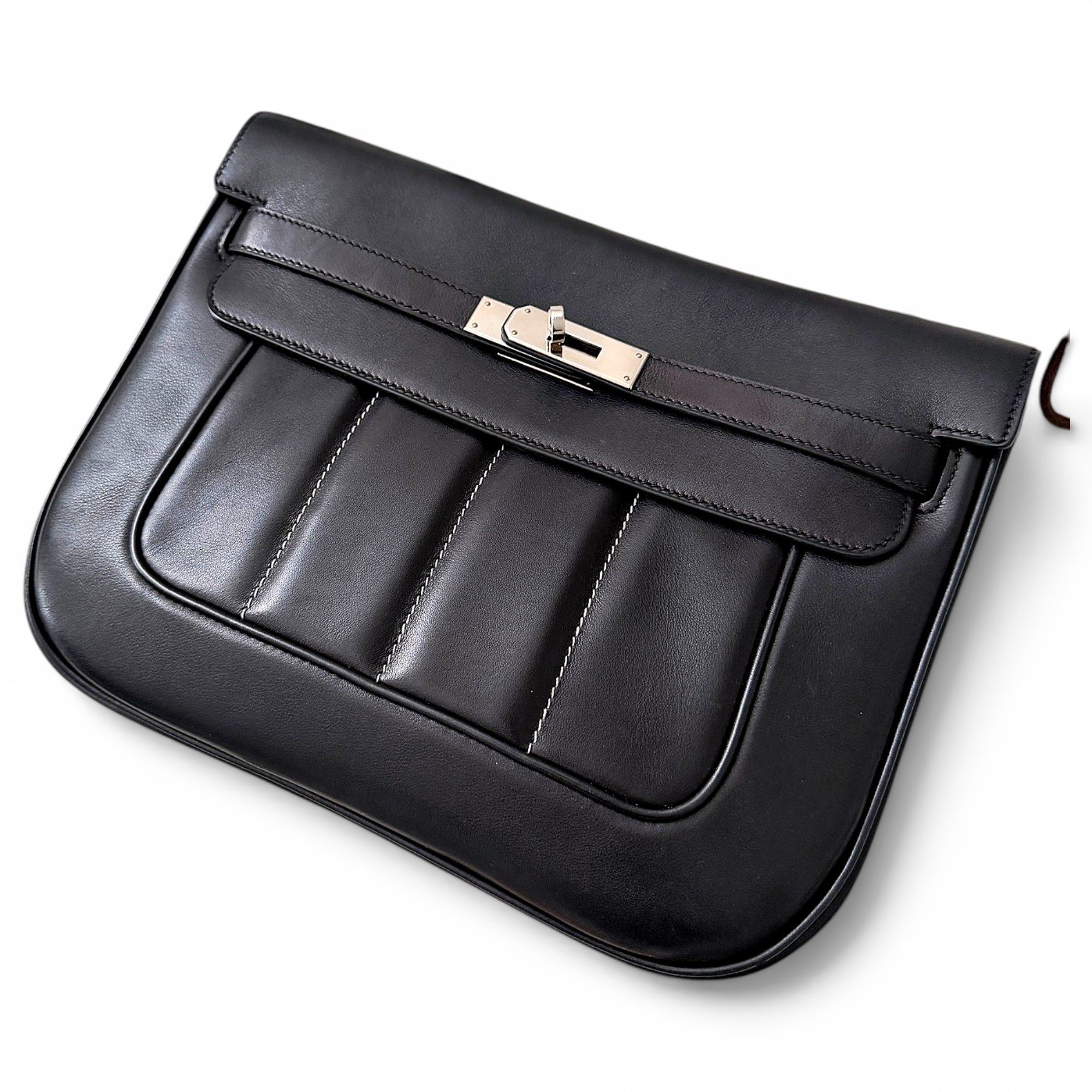 Hermes Berline 28 Handbag Toile H Berline Canvas